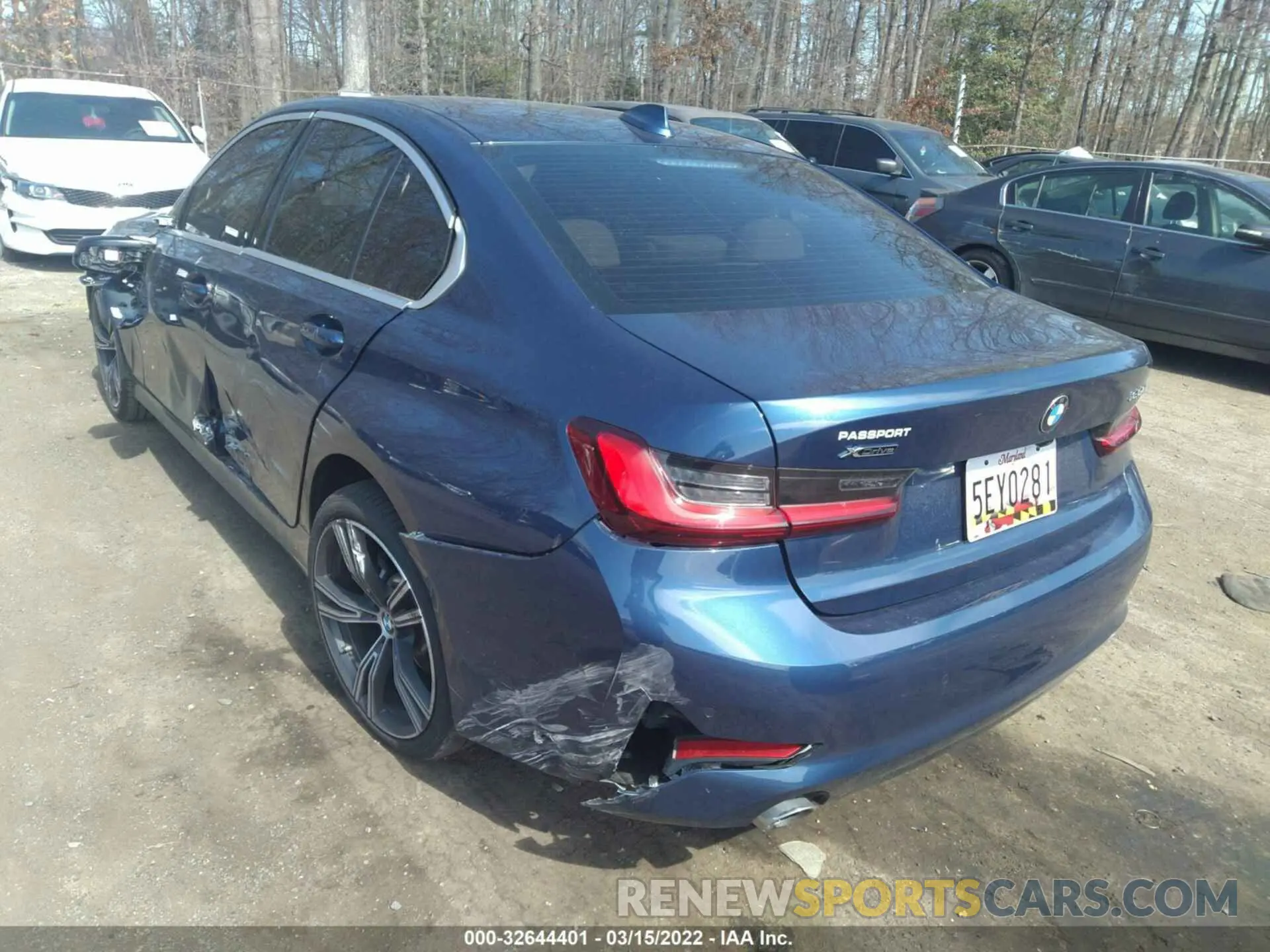 3 fotografías del automóvil dañado 3MW5R7J05N8C31375 BMW 3 SERIES 2022