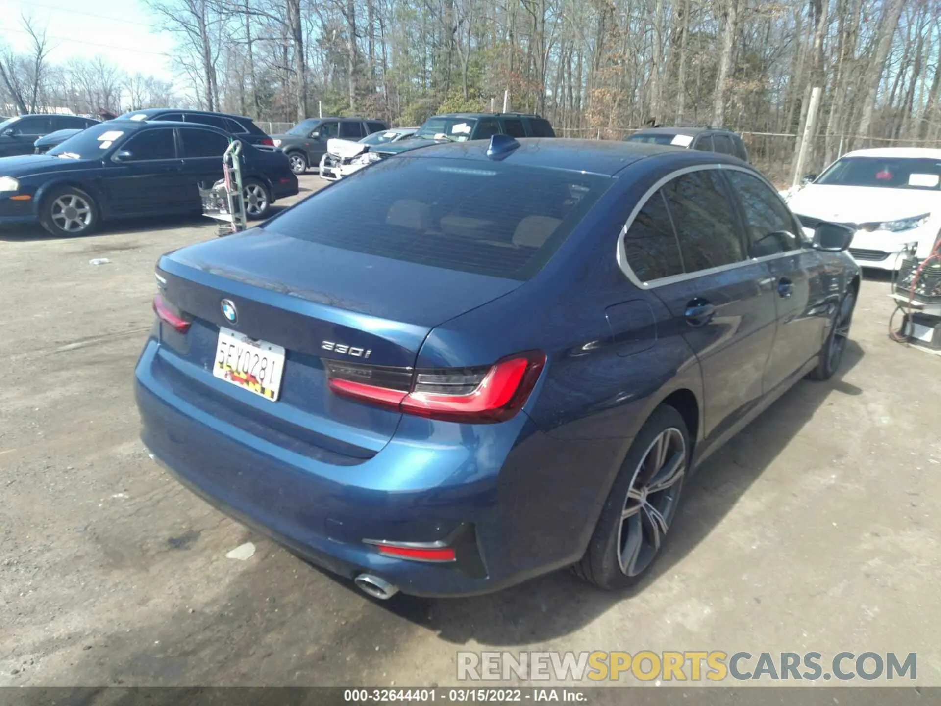 4 fotografías del automóvil dañado 3MW5R7J05N8C31375 BMW 3 SERIES 2022