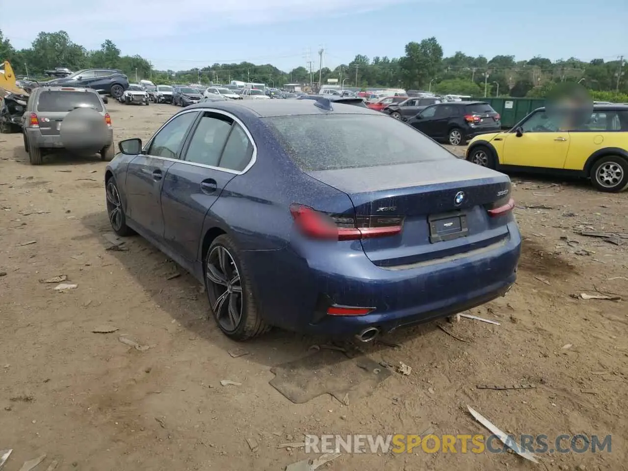 3 fotografías del automóvil dañado 3MW5R7J05N8C33935 BMW 3 SERIES 2022