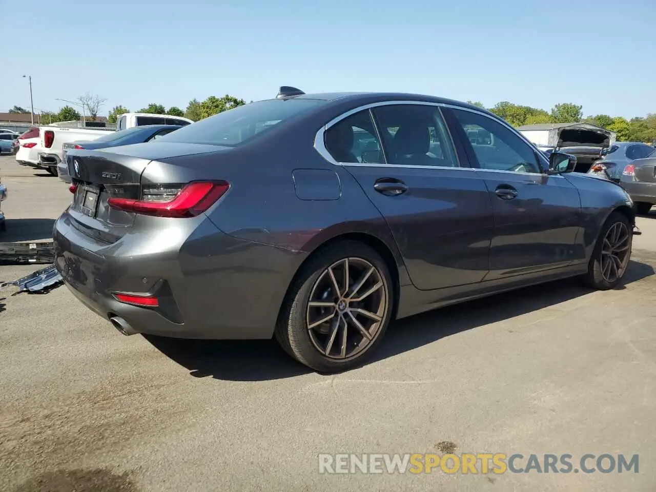 3 fotografías del automóvil dañado 3MW5R7J06N8C52610 BMW 3 SERIES 2022