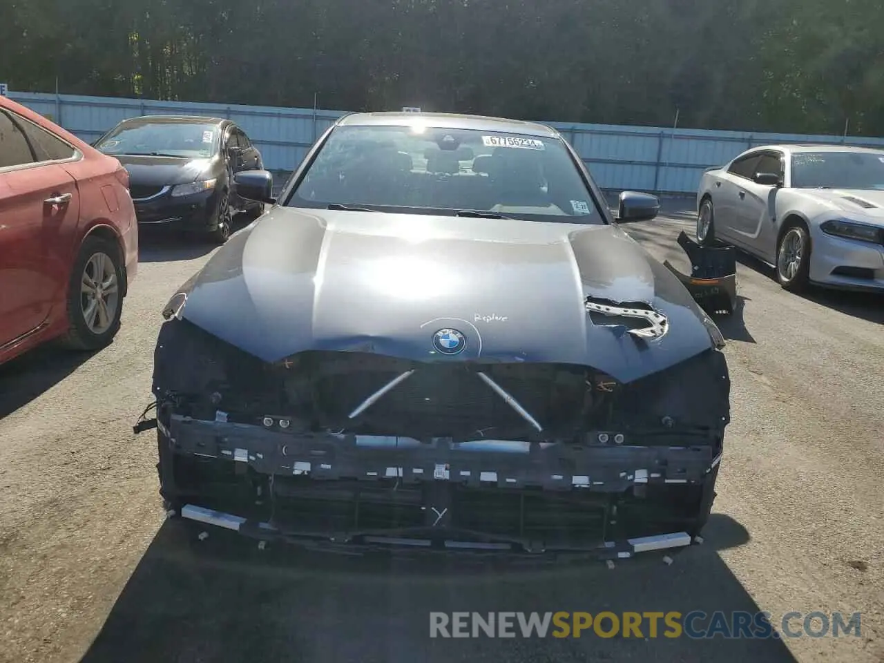5 fotografías del automóvil dañado 3MW5R7J06N8C52610 BMW 3 SERIES 2022