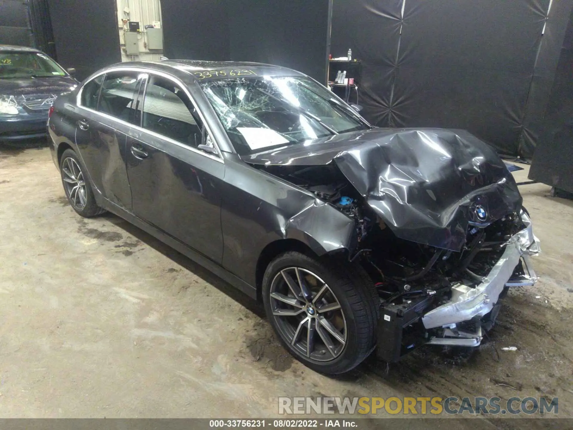 1 fotografías del automóvil dañado 3MW5R7J06N8C66166 BMW 3 SERIES 2022