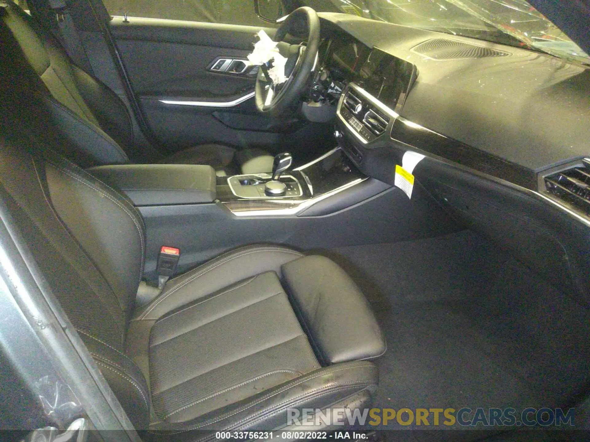 5 fotografías del automóvil dañado 3MW5R7J06N8C66166 BMW 3 SERIES 2022