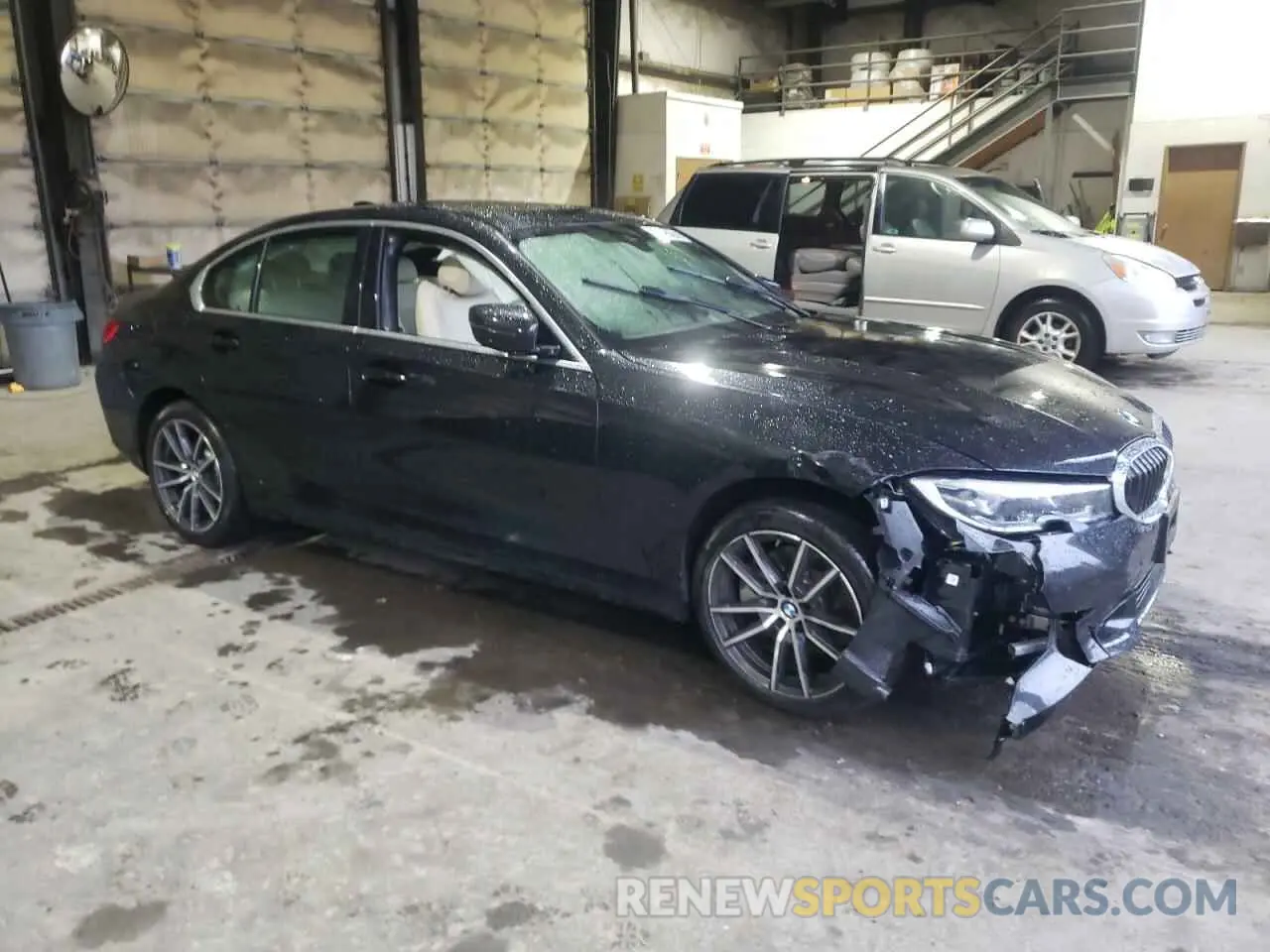 4 fotografías del automóvil dañado 3MW5R7J07N8C70064 BMW 3 SERIES 2022