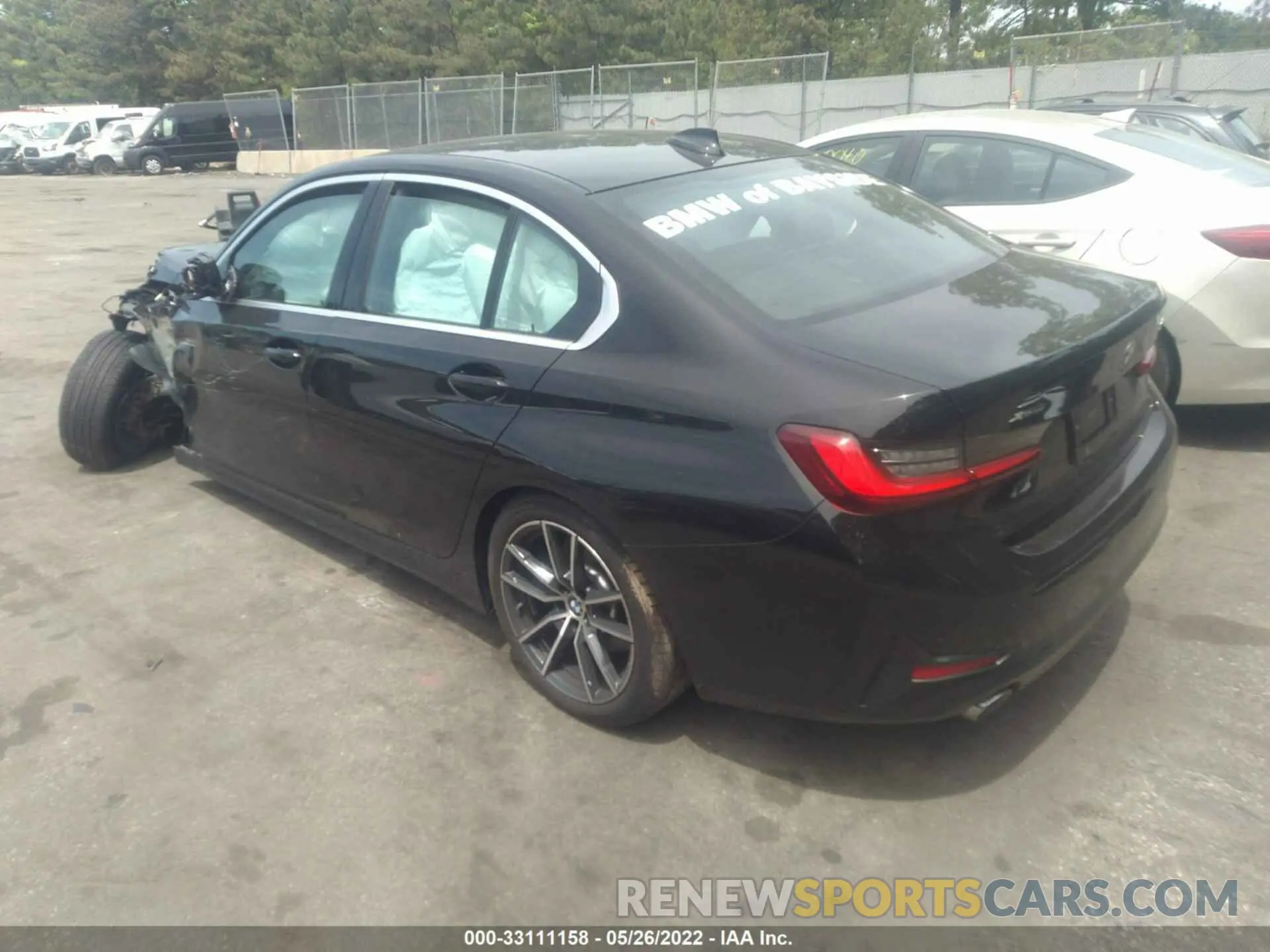3 fotografías del automóvil dañado 3MW5R7J09N8C23263 BMW 3 SERIES 2022