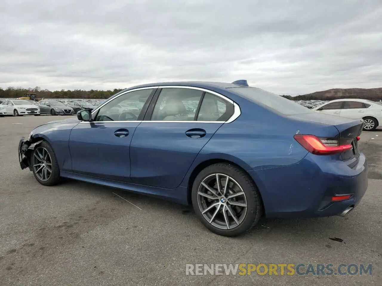 2 fotografías del automóvil dañado 3MW5R7J09N8C37857 BMW 3 SERIES 2022