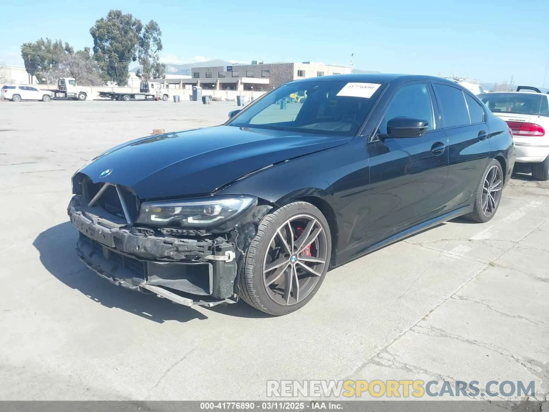 2 fotografías del automóvil dañado 3MW5U7J02N8C22521 BMW 3 SERIES 2022