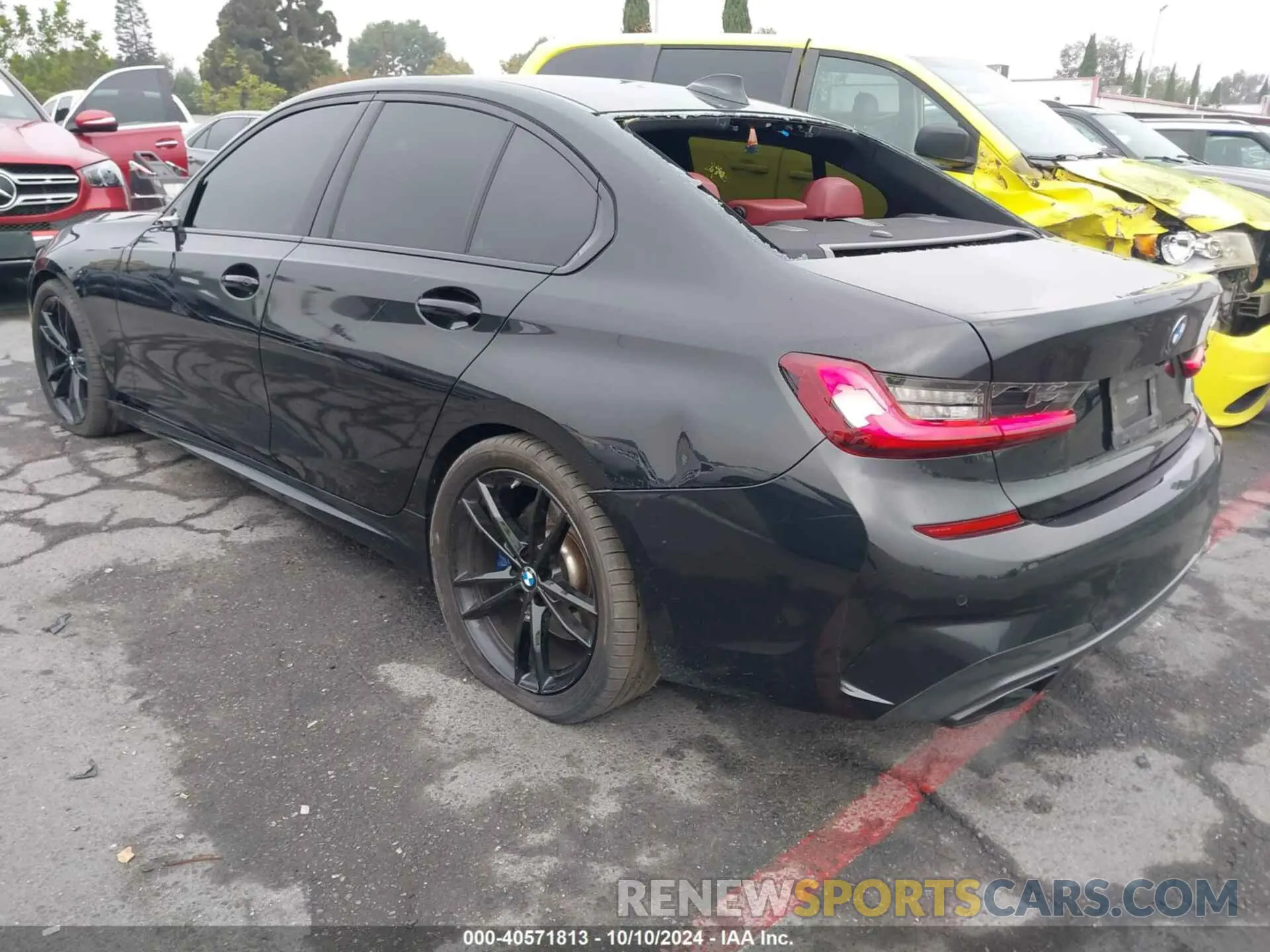 3 fotografías del automóvil dañado 3MW5U7J04N8C28983 BMW 3 SERIES 2022