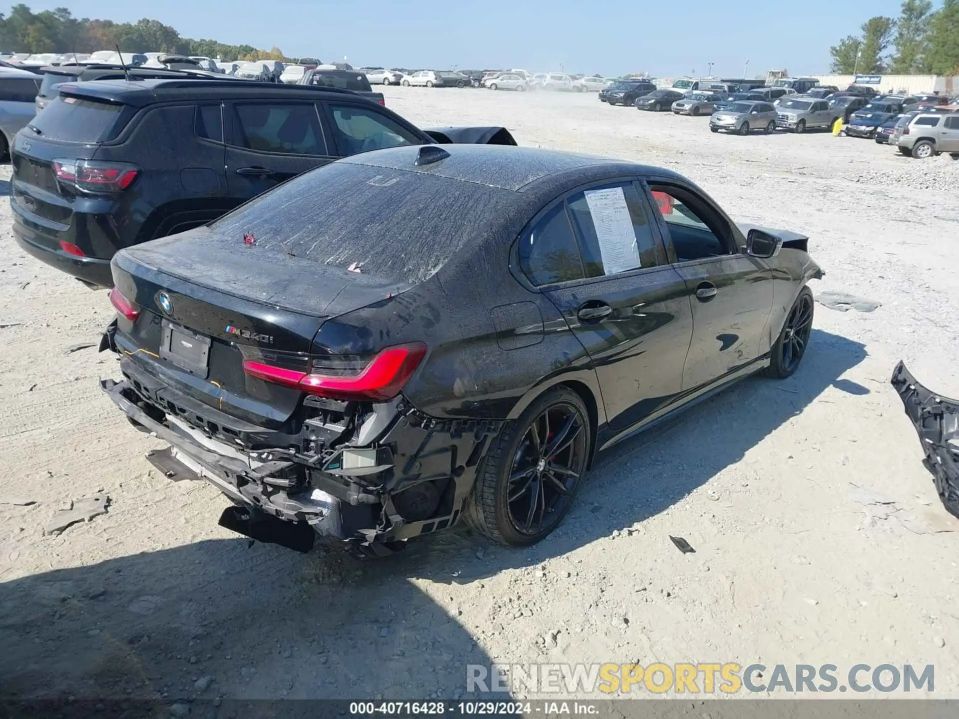 4 fotografías del automóvil dañado 3MW5U7J0XN8C33167 BMW 3 SERIES 2022