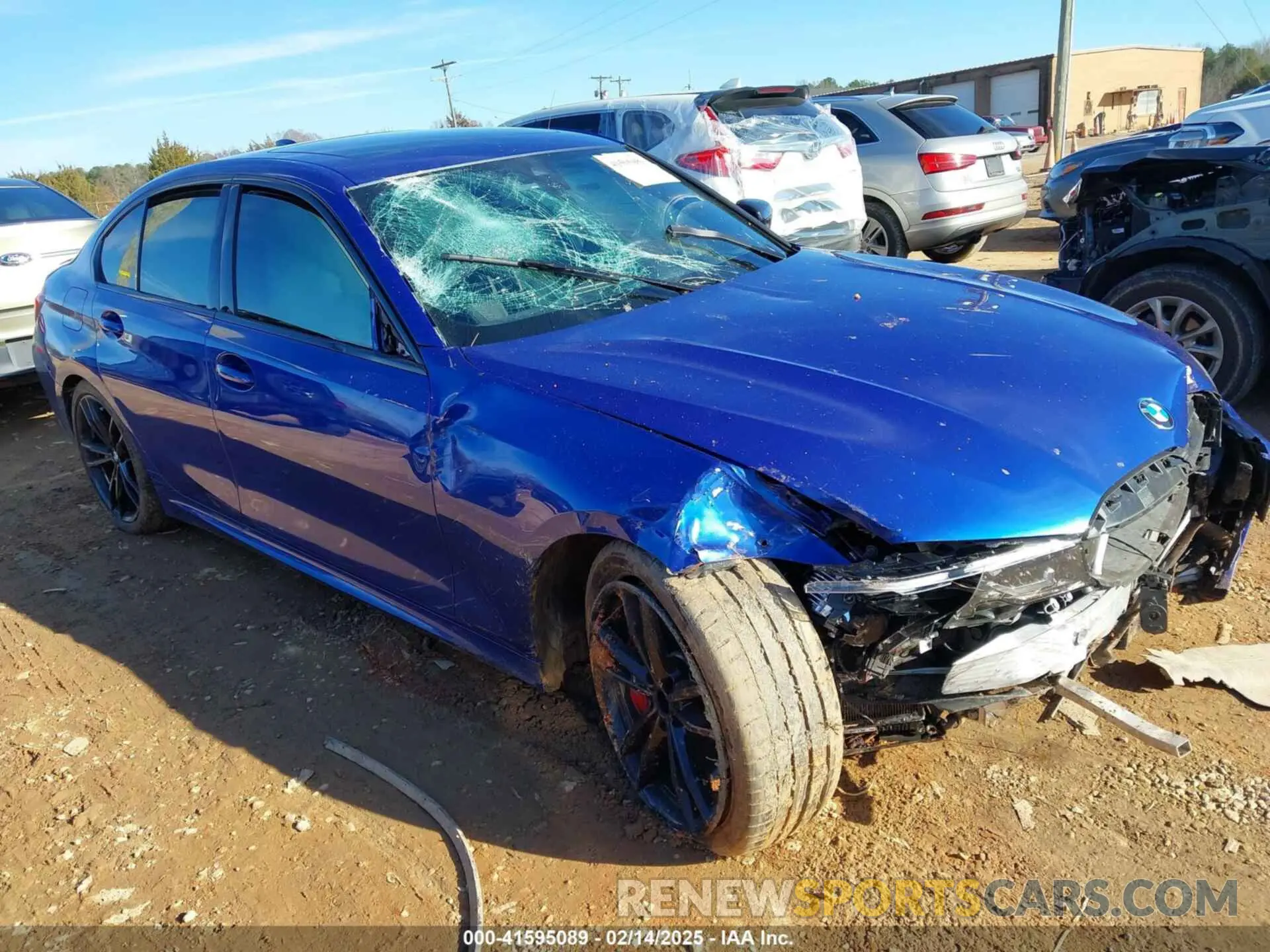 1 fotografías del automóvil dañado 3MW5U9J00N8C55321 BMW 3 SERIES 2022