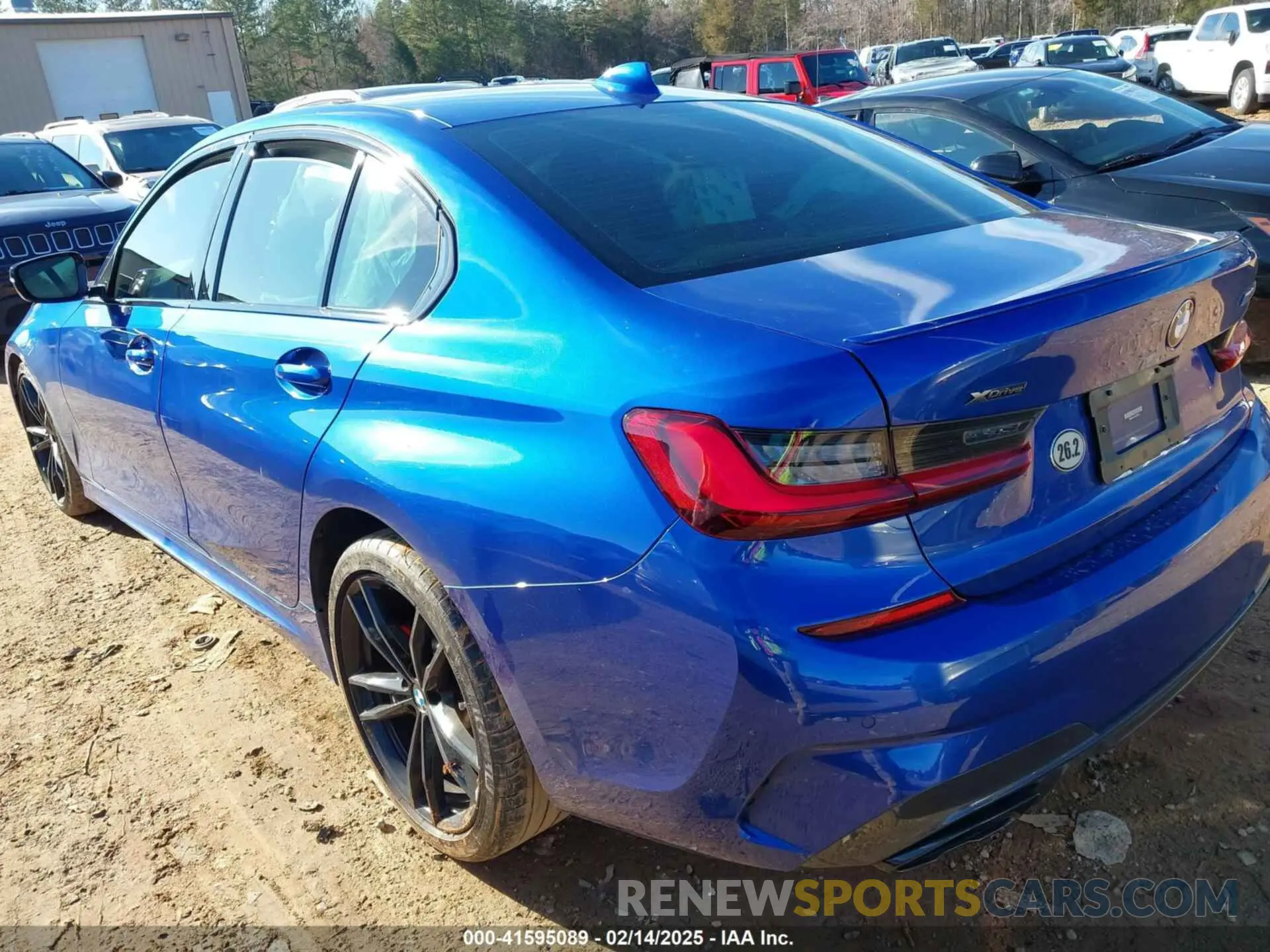 3 fotografías del automóvil dañado 3MW5U9J00N8C55321 BMW 3 SERIES 2022