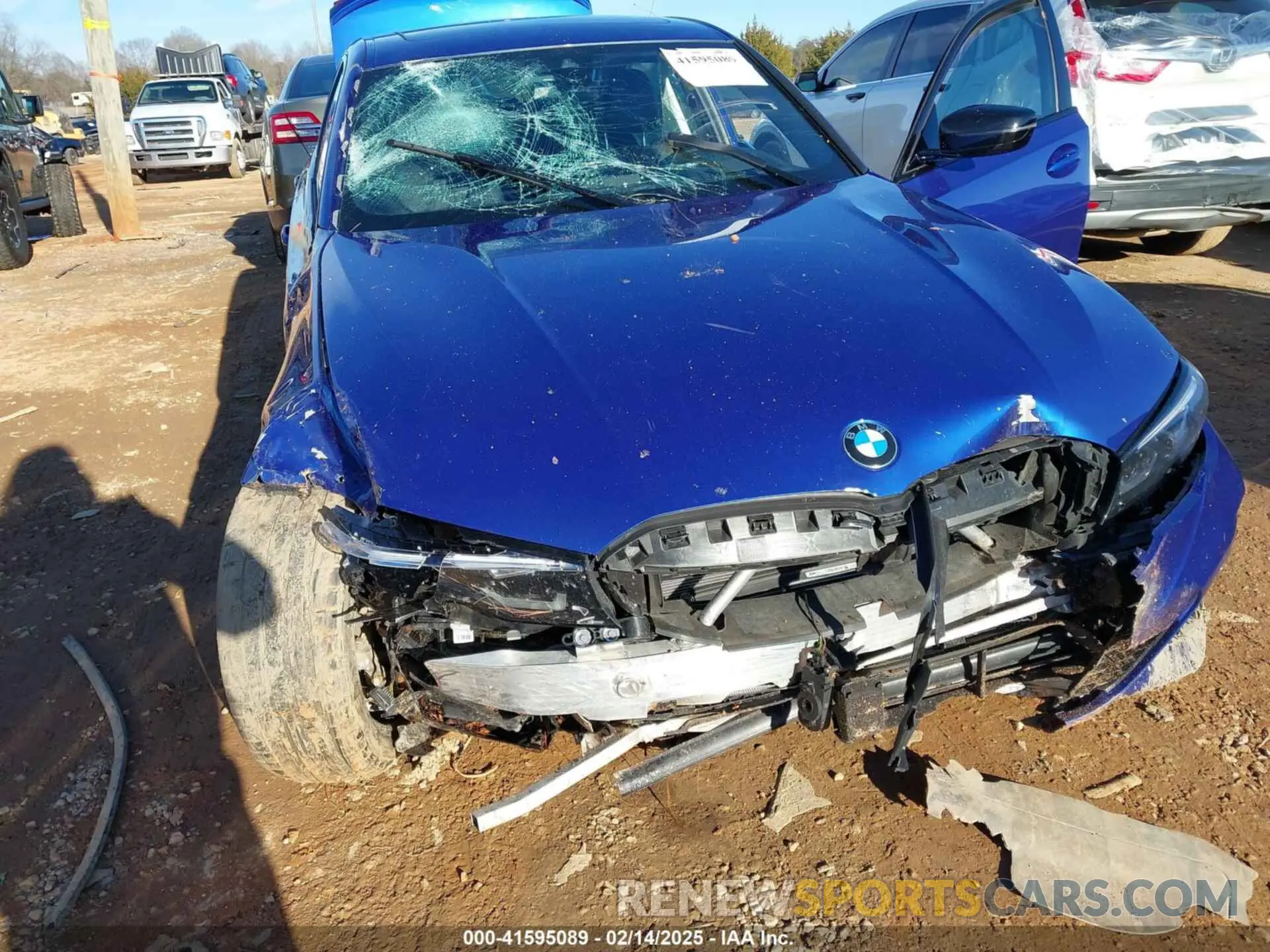 6 fotografías del automóvil dañado 3MW5U9J00N8C55321 BMW 3 SERIES 2022