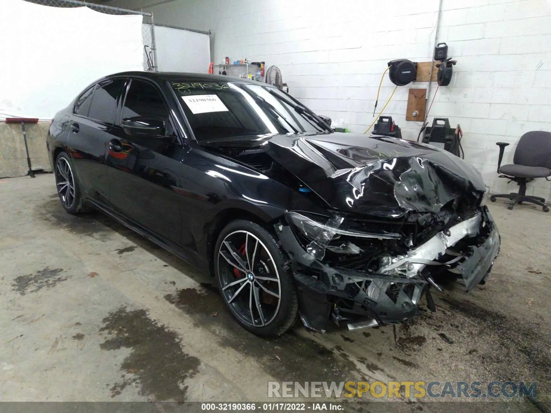 1 fotografías del automóvil dañado 3MW5U9J02N8C25561 BMW 3 SERIES 2022