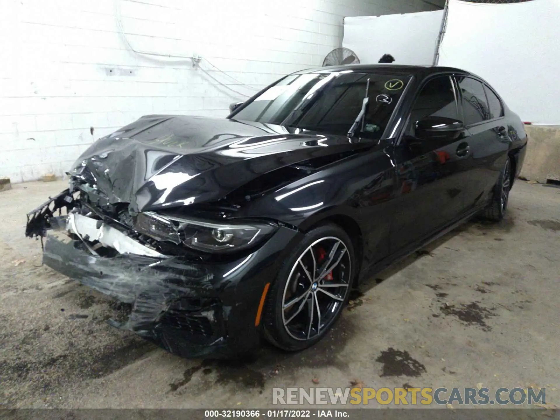2 fotografías del automóvil dañado 3MW5U9J02N8C25561 BMW 3 SERIES 2022