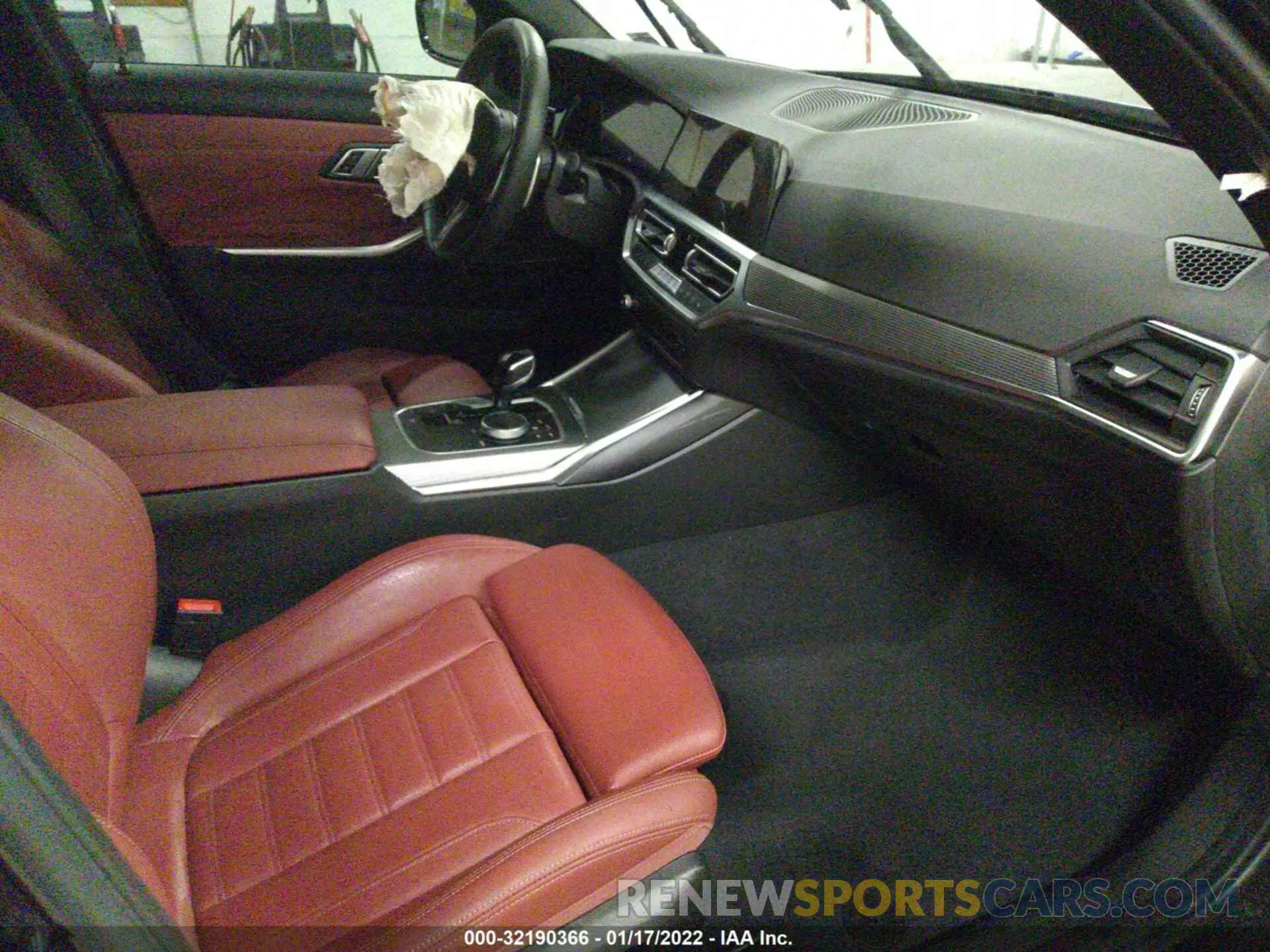 5 fotografías del automóvil dañado 3MW5U9J02N8C25561 BMW 3 SERIES 2022