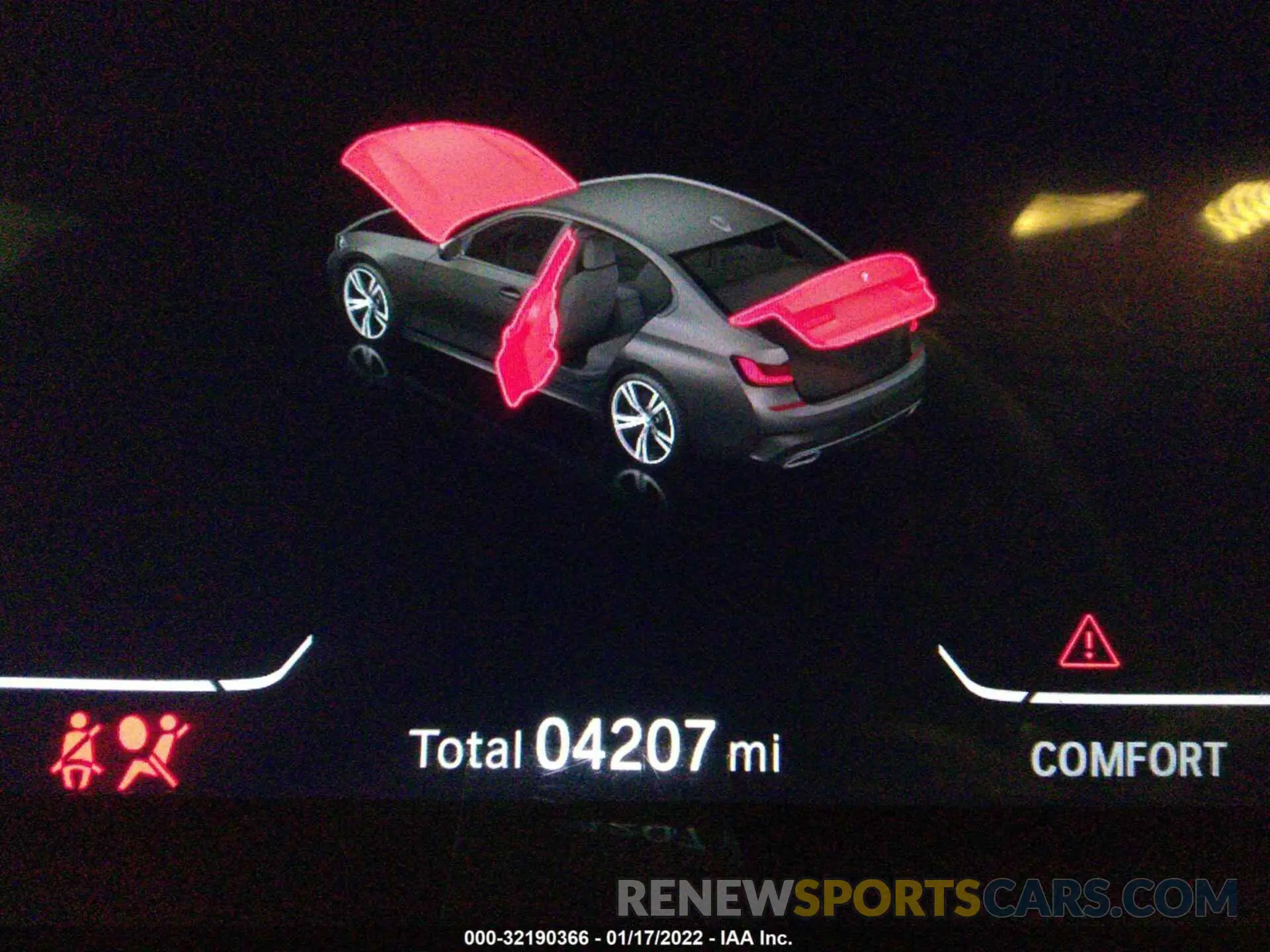 7 fotografías del automóvil dañado 3MW5U9J02N8C25561 BMW 3 SERIES 2022