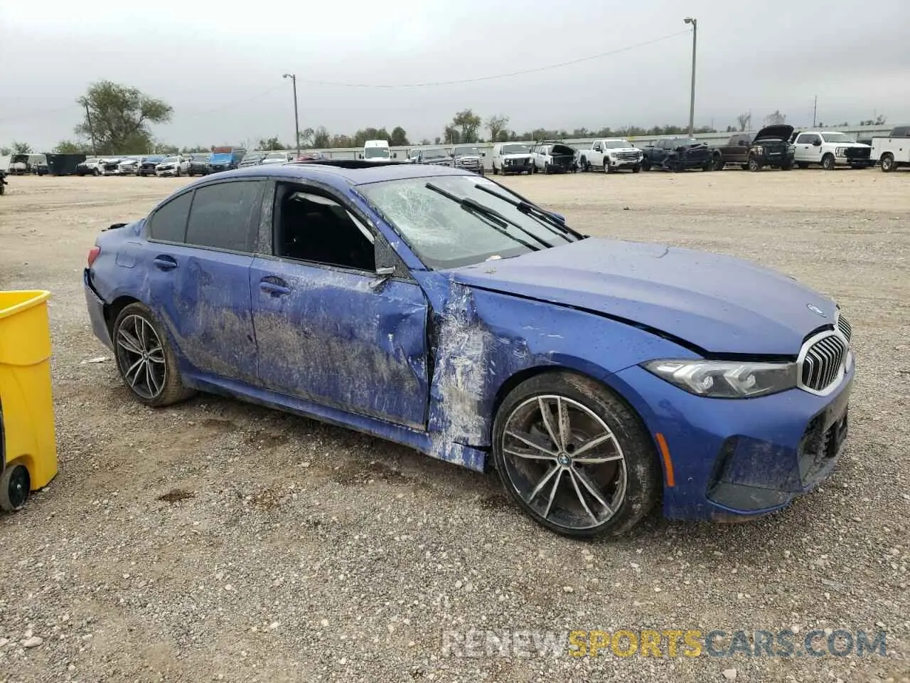 4 fotografías del automóvil dañado 3MW39FF01P8D13164 BMW 3 SERIES 2023