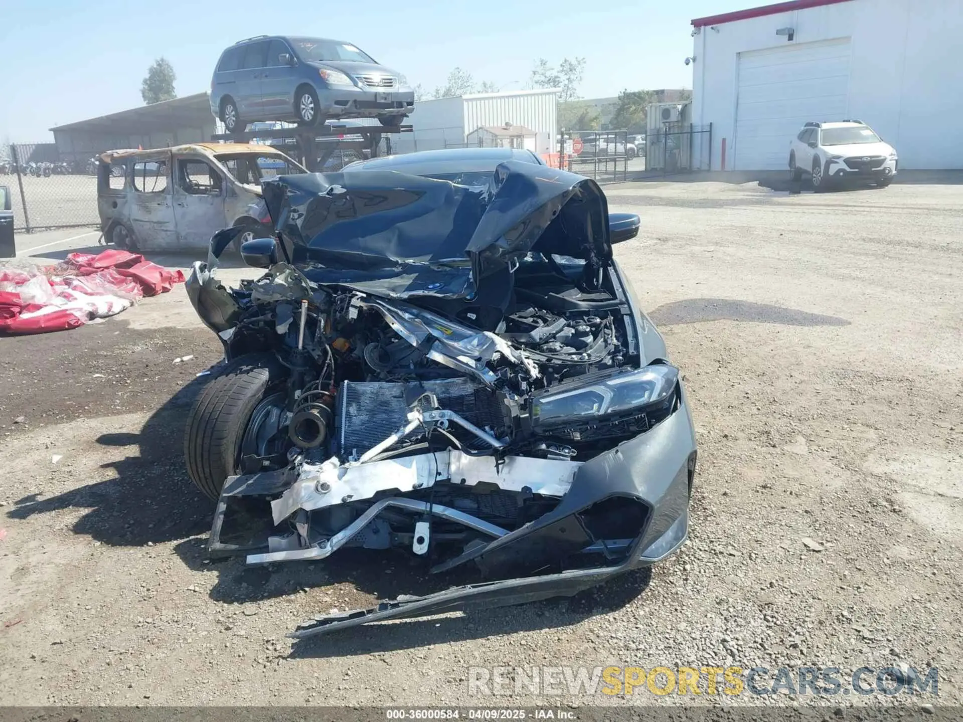 12 fotografías del automóvil dañado 3MW39FF02P8D03050 BMW 3 SERIES 2023