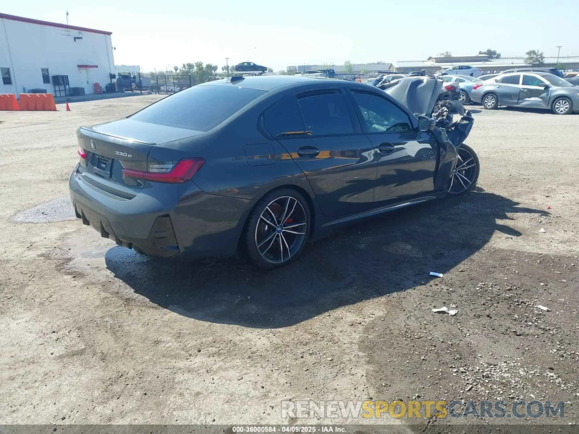 4 fotografías del automóvil dañado 3MW39FF02P8D03050 BMW 3 SERIES 2023