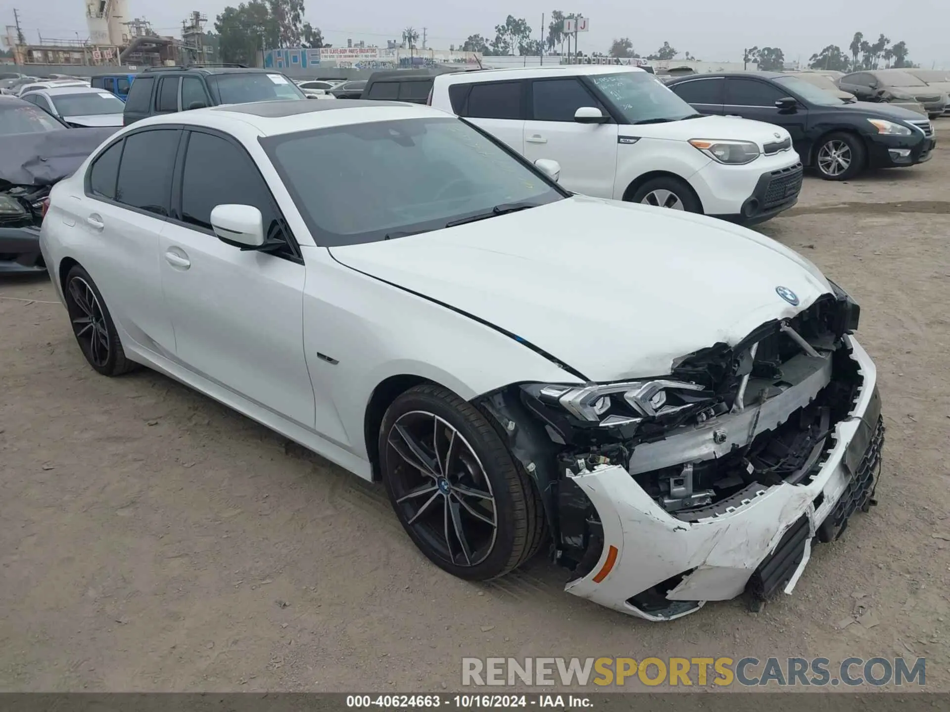 1 fotografías del automóvil dañado 3MW39FF04P8C87627 BMW 3 SERIES 2023