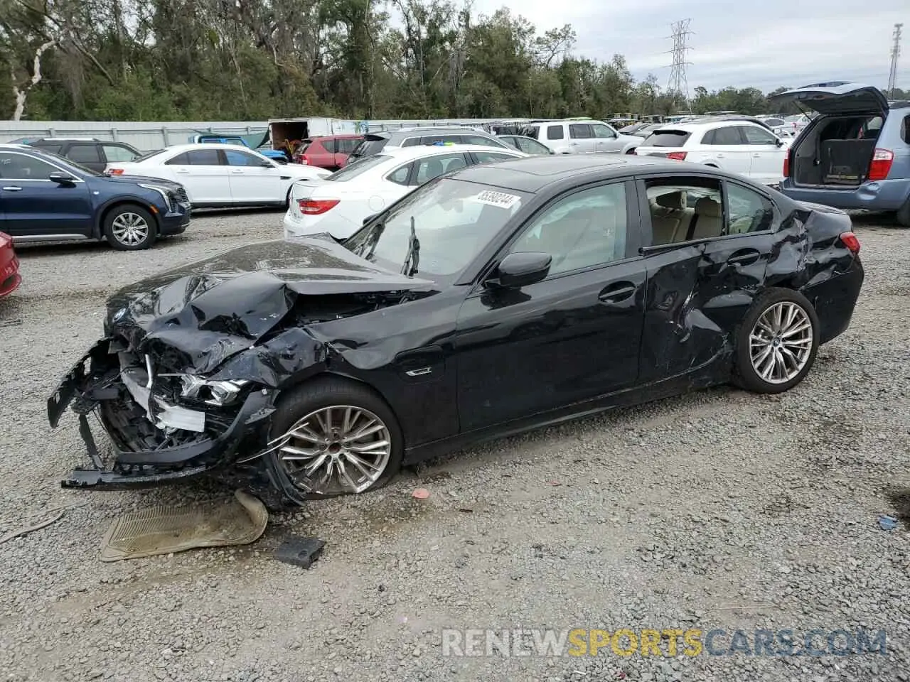 1 fotografías del automóvil dañado 3MW39FF04P8D47776 BMW 3 SERIES 2023