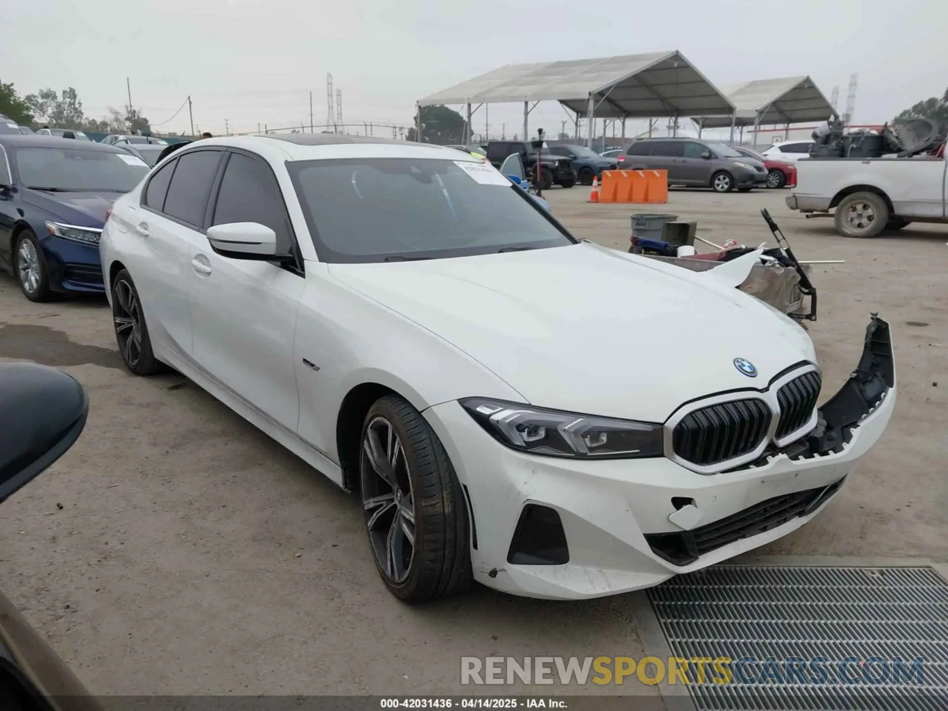 1 fotografías del automóvil dañado 3MW39FF09P8D13090 BMW 3 SERIES 2023