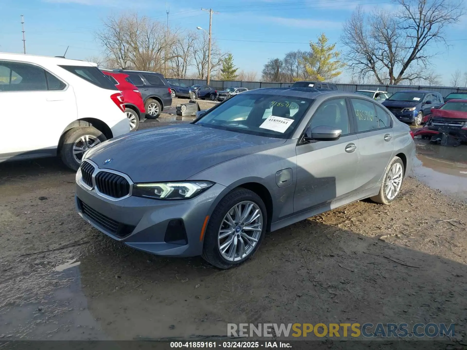 2 fotografías del automóvil dañado 3MW39FS01P8C81368 BMW 3 SERIES 2023
