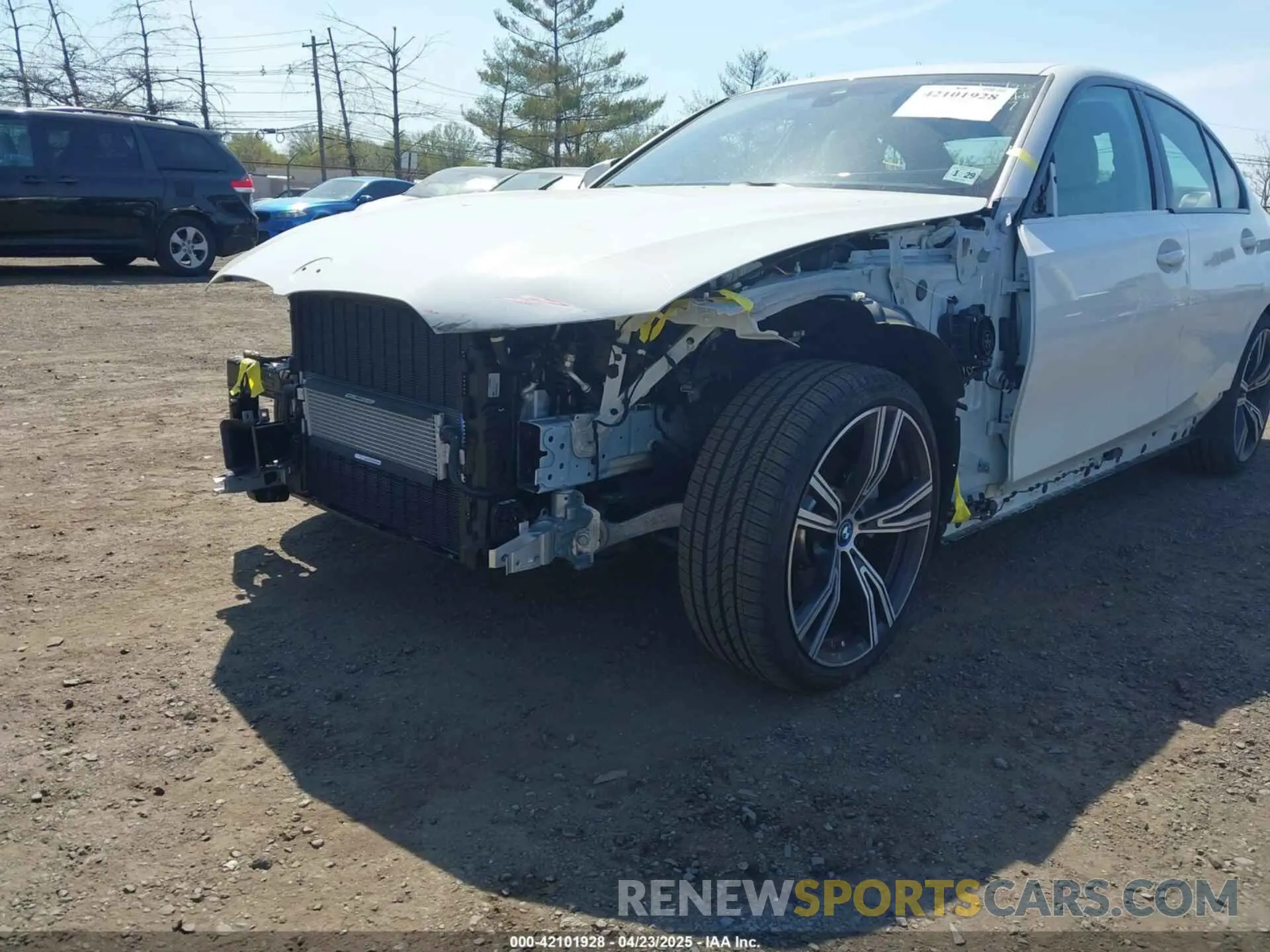 6 fotografías del automóvil dañado 3MW39FS02P8D03877 BMW 3 SERIES 2023