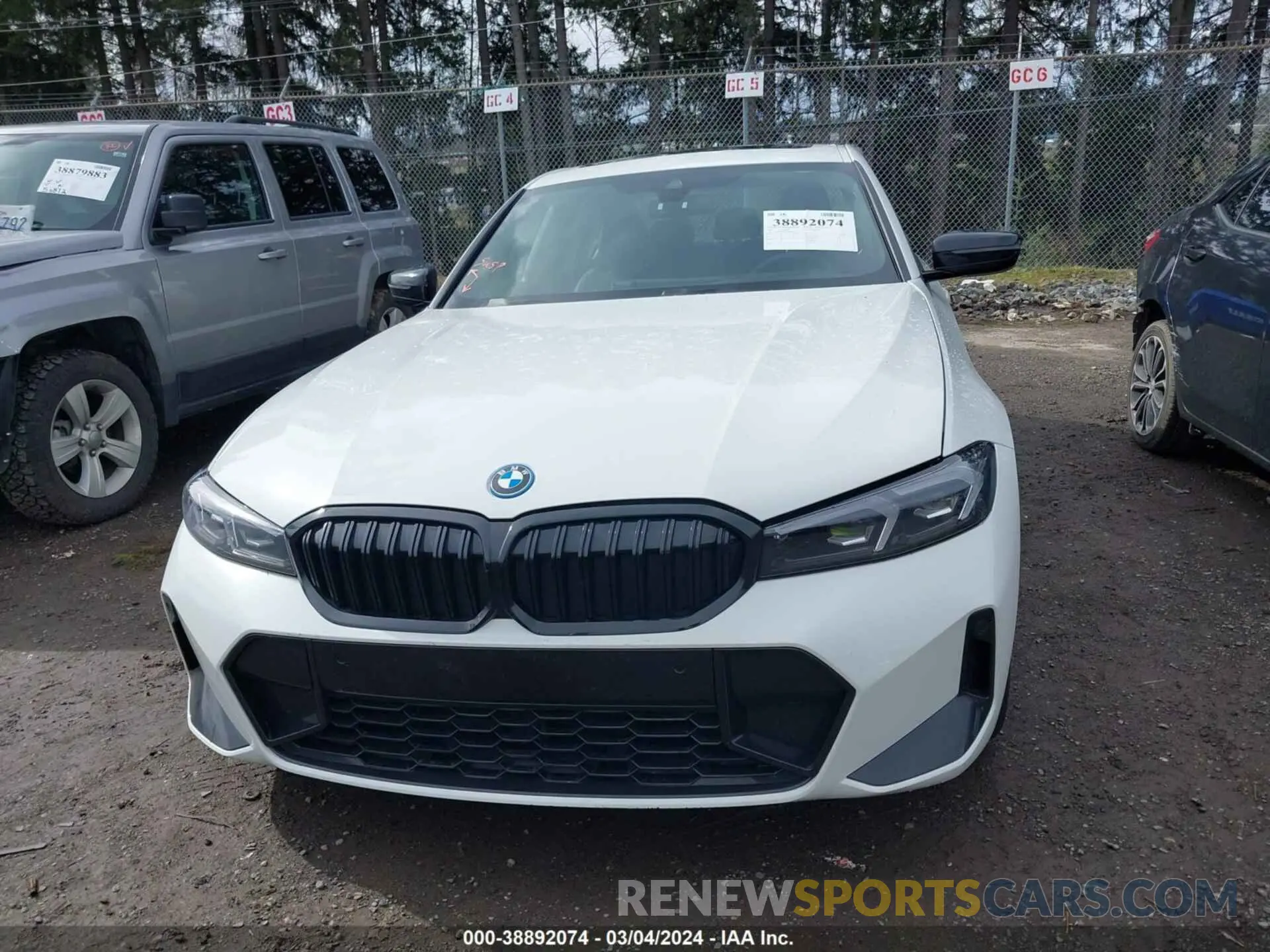 12 fotografías del automóvil dañado 3MW39FS06P8D08418 BMW 3 SERIES 2023
