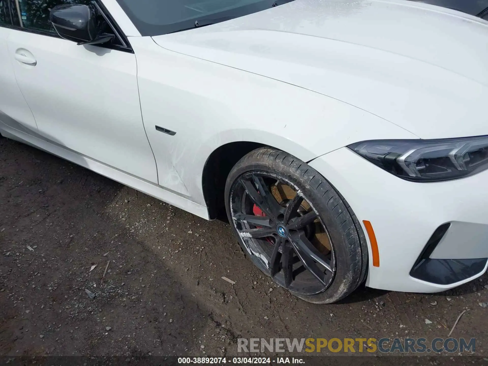 6 fotografías del automóvil dañado 3MW39FS06P8D08418 BMW 3 SERIES 2023