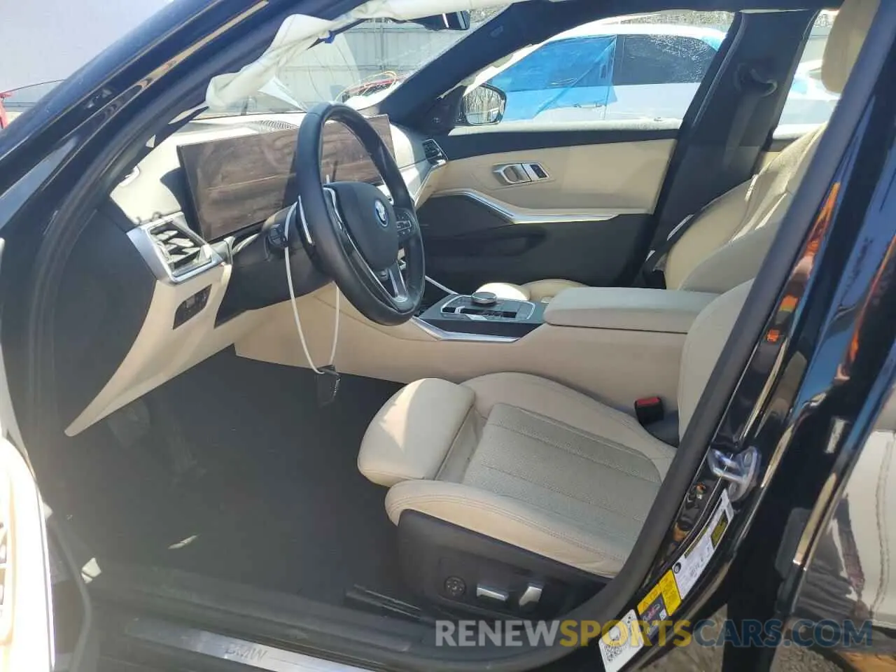 7 fotografías del automóvil dañado 3MW39FS08P8C88897 BMW 3 SERIES 2023