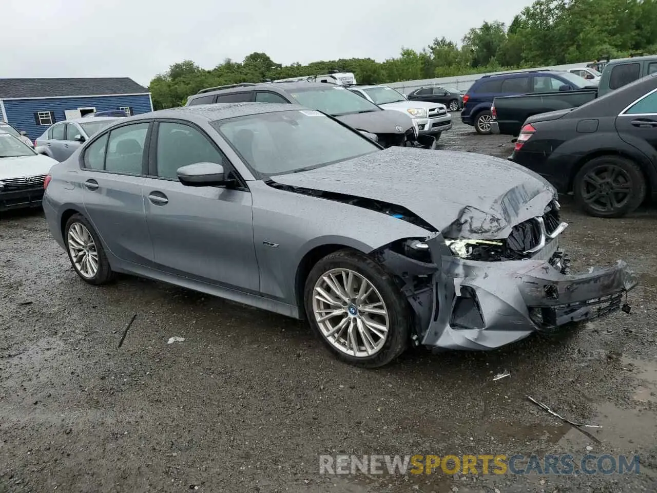 4 fotografías del automóvil dañado 3MW39FS0XP8D00628 BMW 3 SERIES 2023
