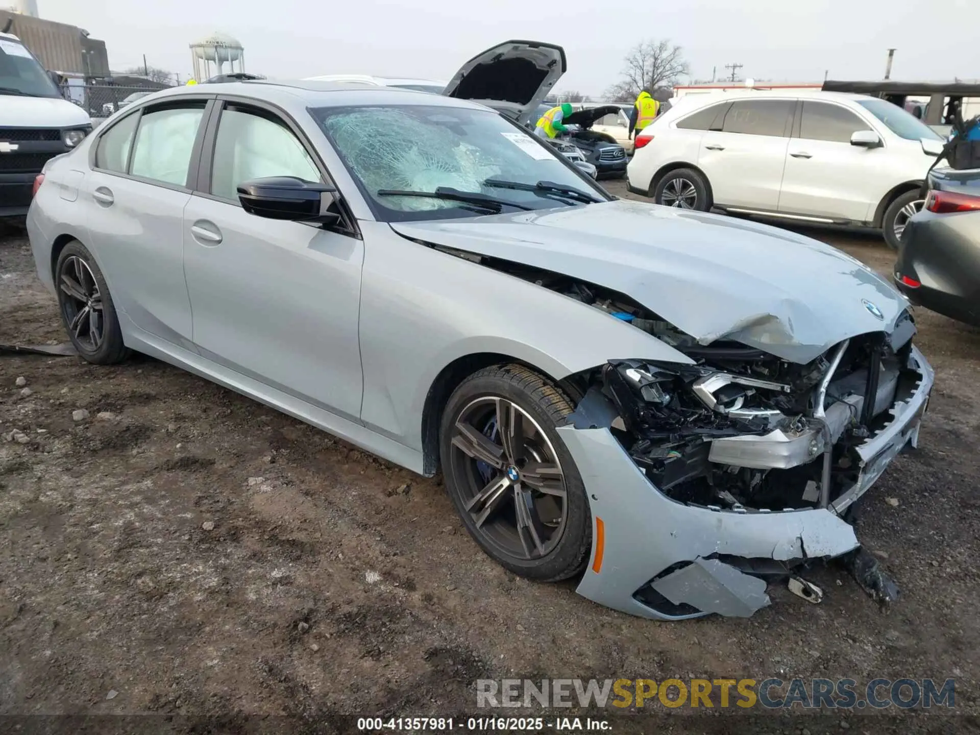1 fotografías del automóvil dañado 3MW49FF02P8C85654 BMW 3 SERIES 2023