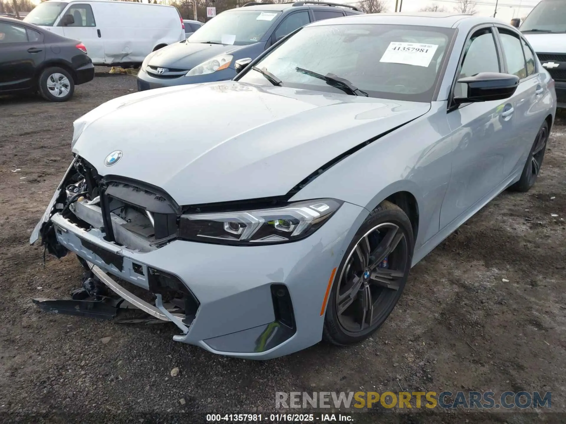 6 fotografías del automóvil dañado 3MW49FF02P8C85654 BMW 3 SERIES 2023