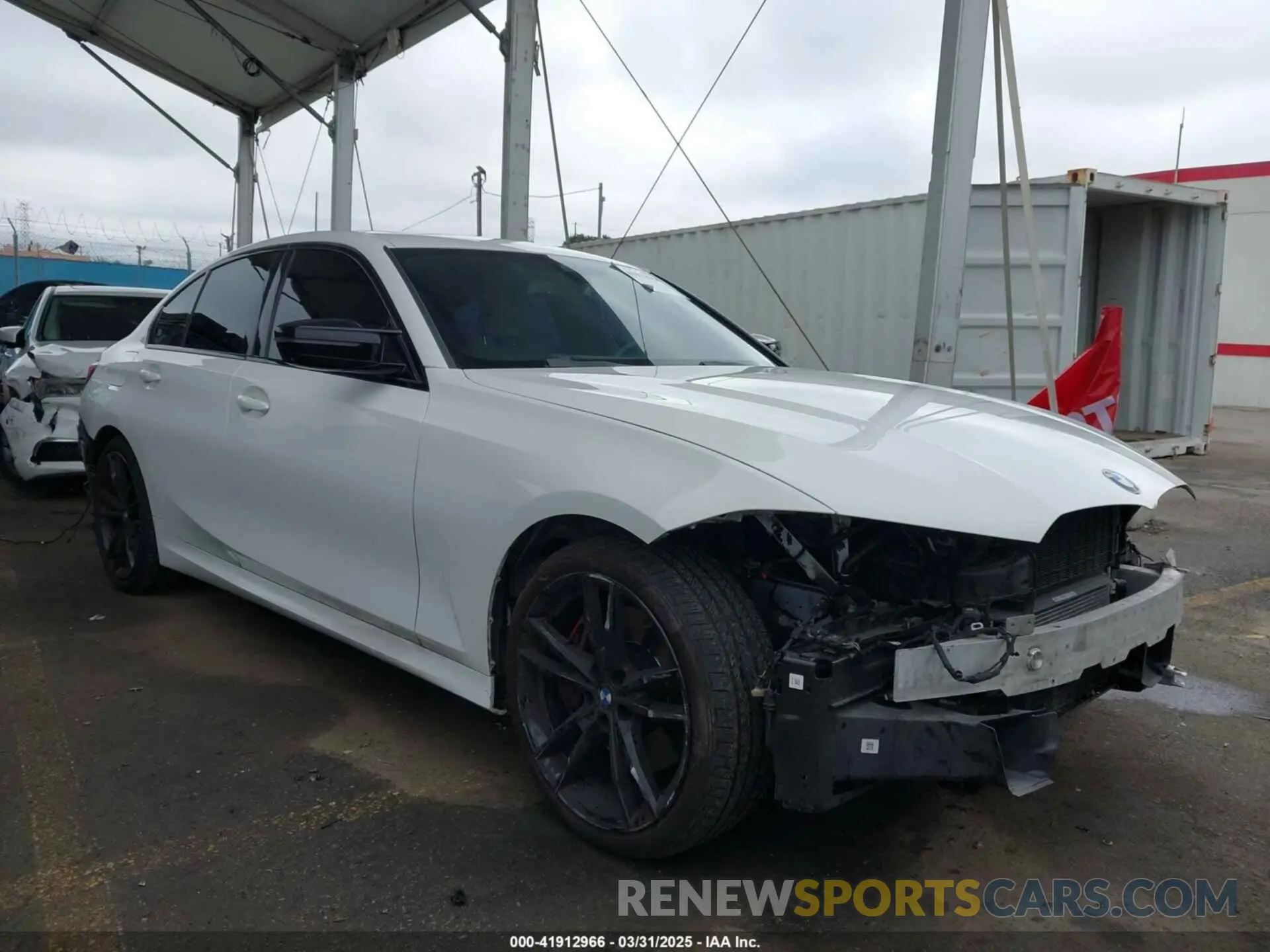 1 fotografías del automóvil dañado 3MW49FF03P8C90698 BMW 3 SERIES 2023