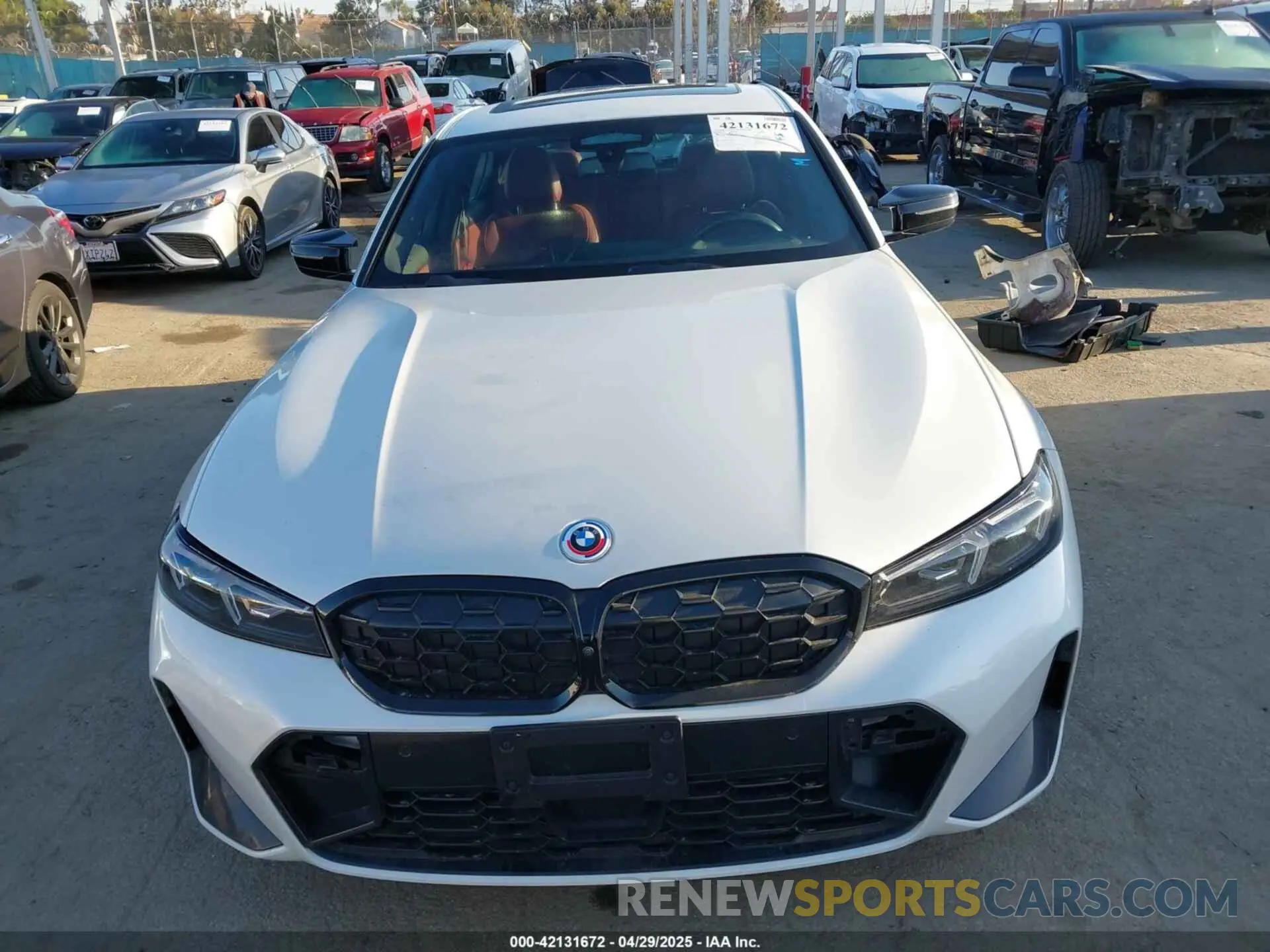 12 fotografías del automóvil dañado 3MW49FF09P8C88244 BMW 3 SERIES 2023