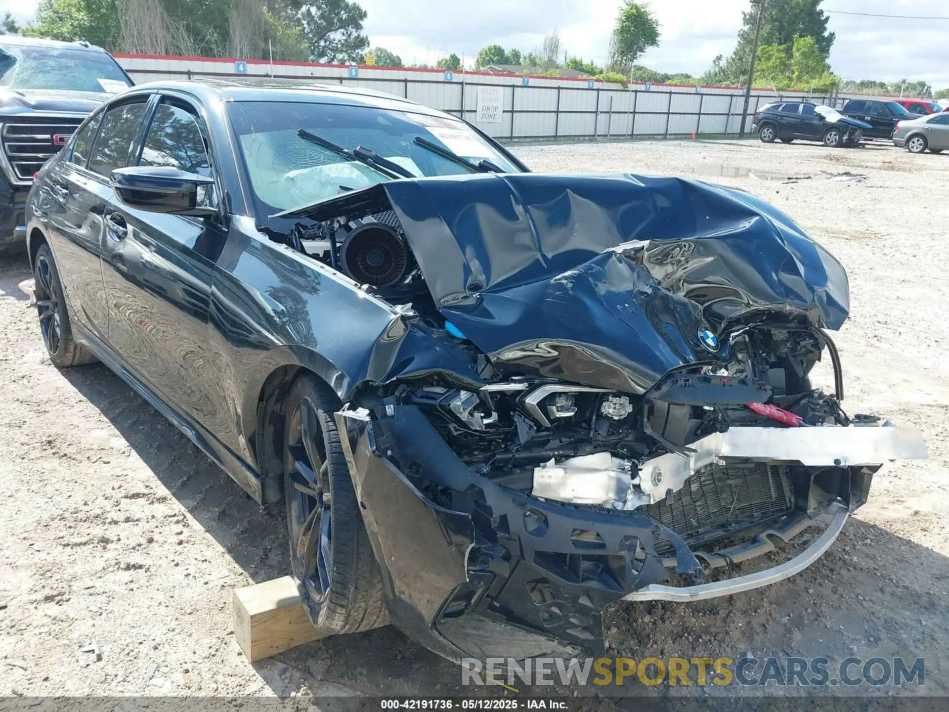 6 fotografías del automóvil dañado 3MW49FS01P8D61614 BMW 3 SERIES 2023