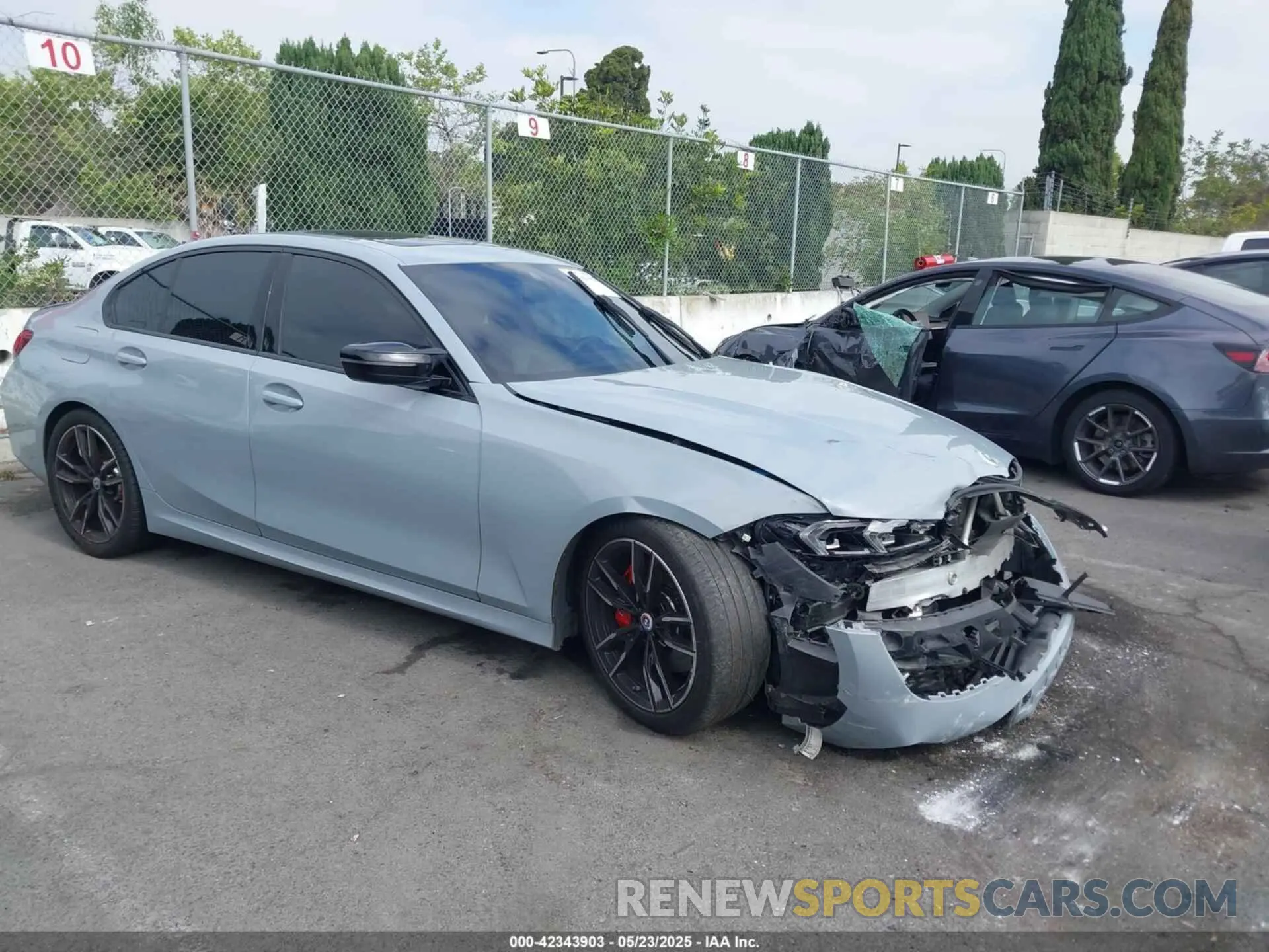 1 fotografías del automóvil dañado 3MW49FS02P8C98779 BMW 3 SERIES 2023