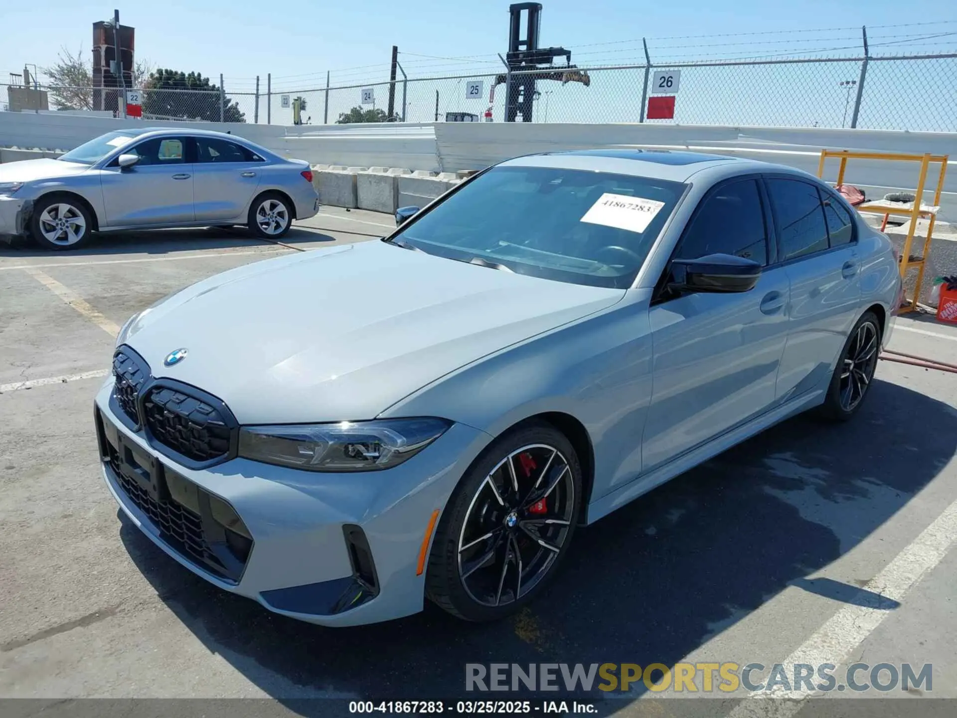 2 fotografías del automóvil dañado 3MW49FS05P8D26820 BMW 3 SERIES 2023