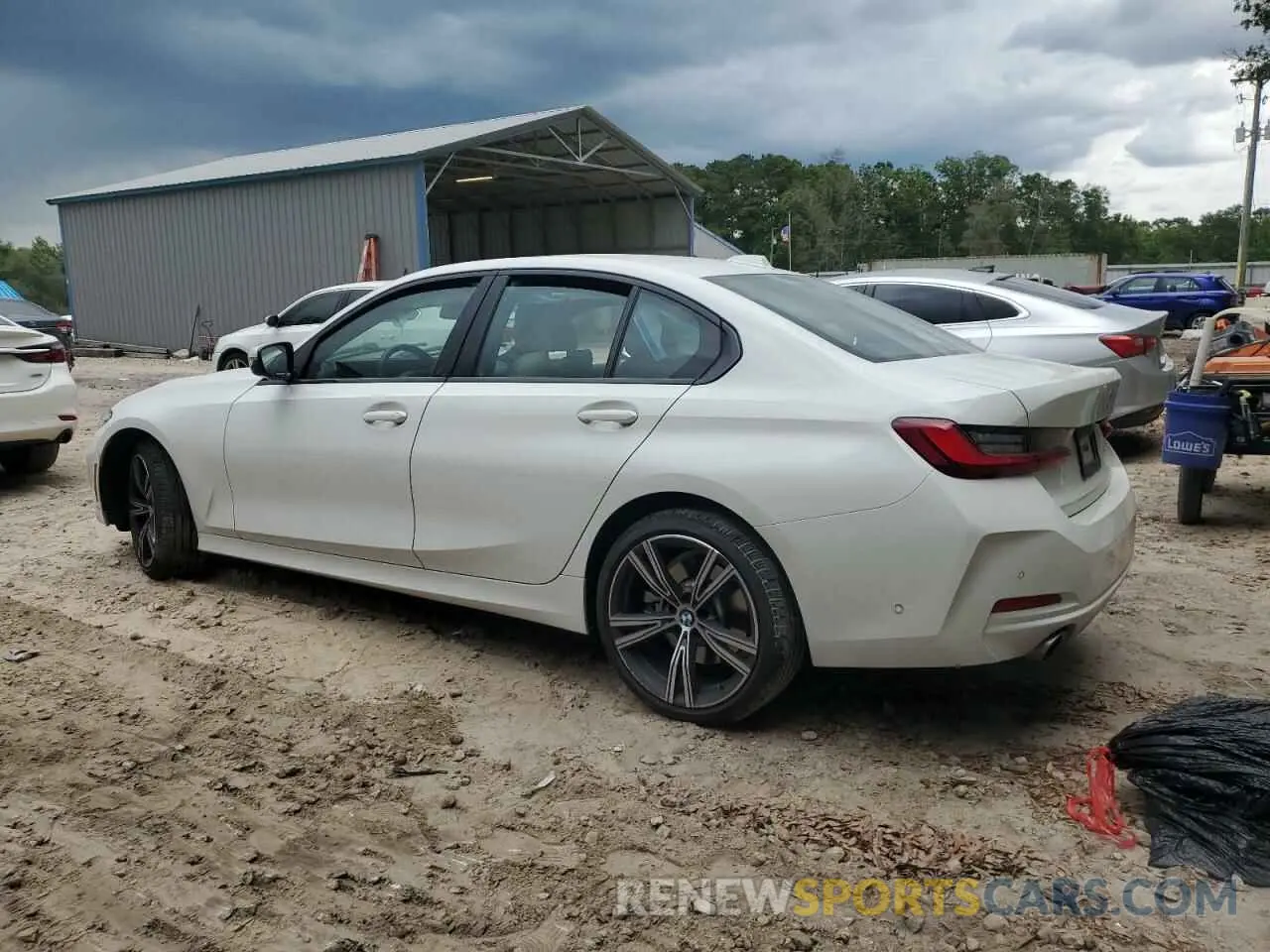 2 fotografías del automóvil dañado 3MW69FF08P8D45669 BMW 3 SERIES 2023