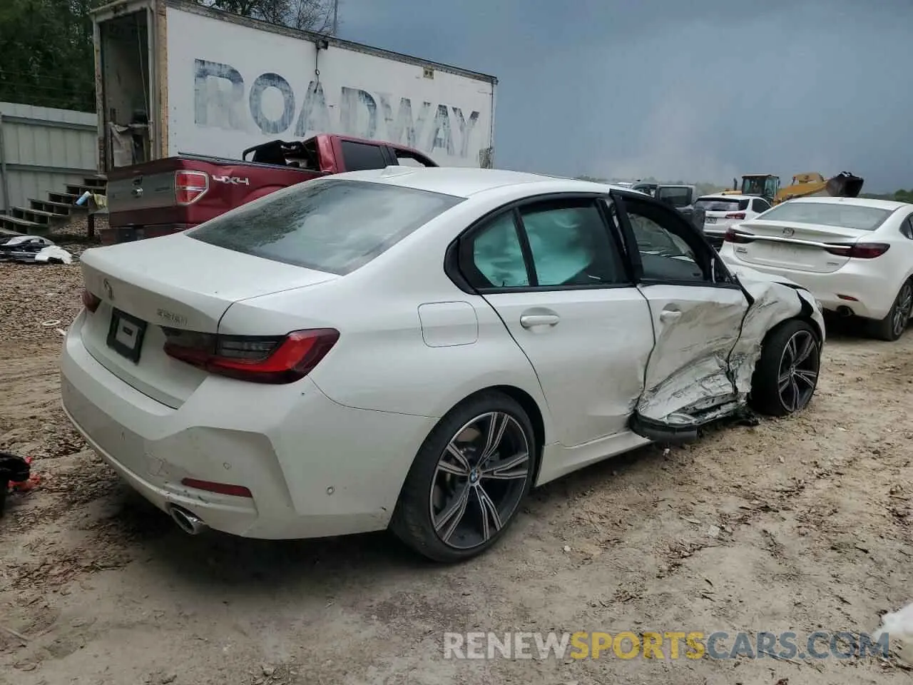 3 fotografías del automóvil dañado 3MW69FF08P8D45669 BMW 3 SERIES 2023