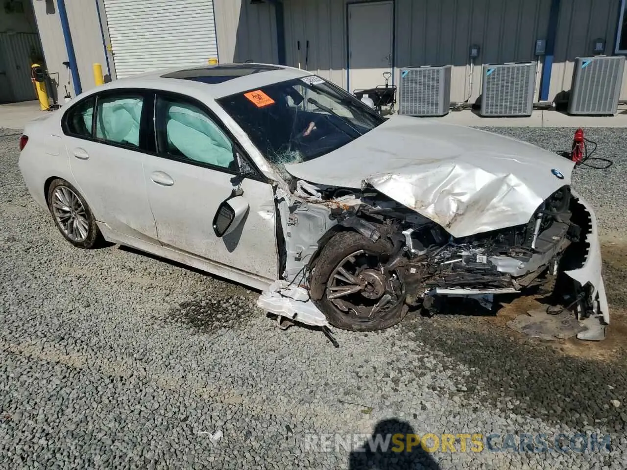 4 fotografías del automóvil dañado 3MW69FF0XP8D11989 BMW 3 SERIES 2023