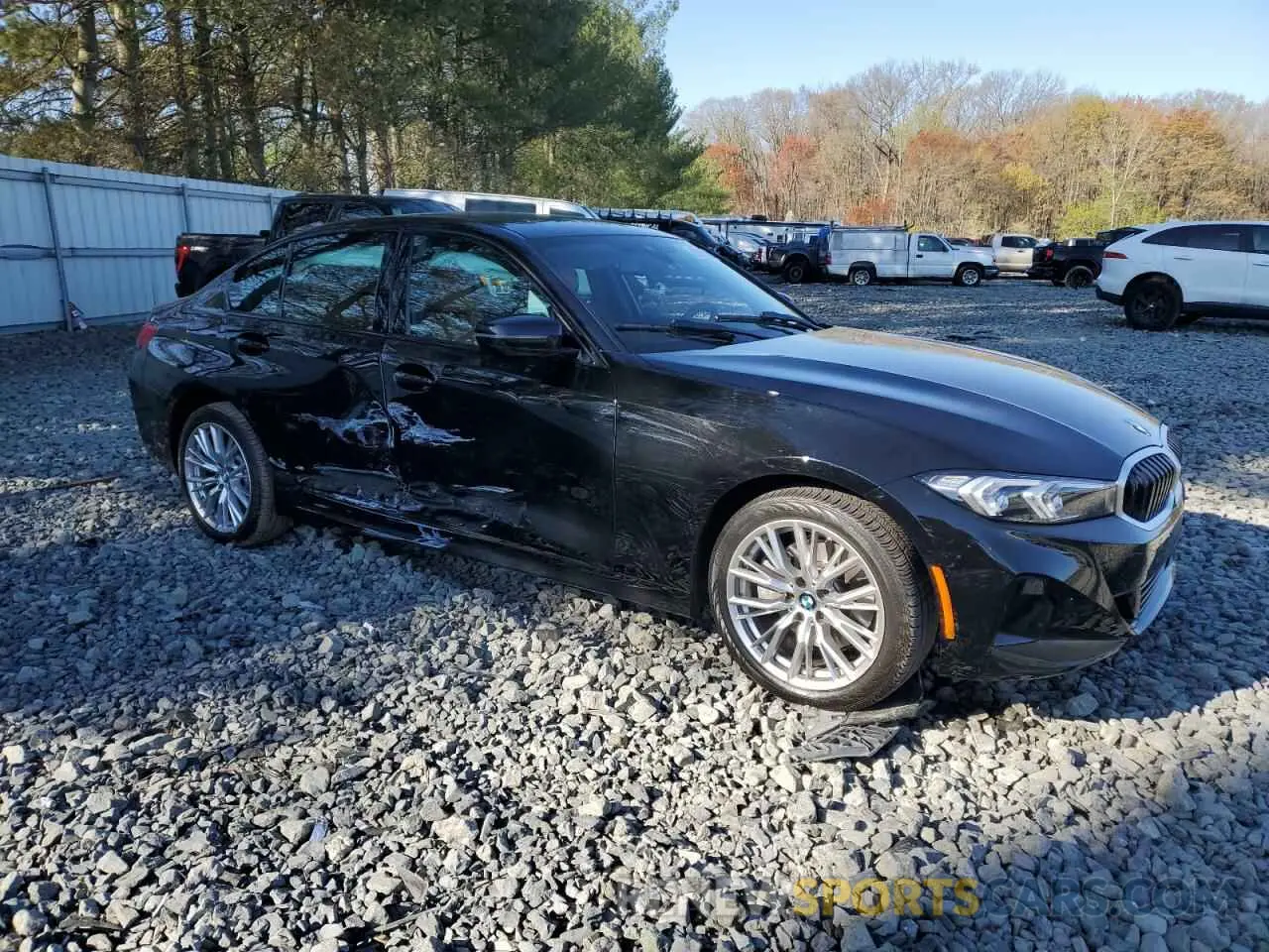 4 fotografías del automóvil dañado 3MW89FF03P8C92856 BMW 3 SERIES 2023