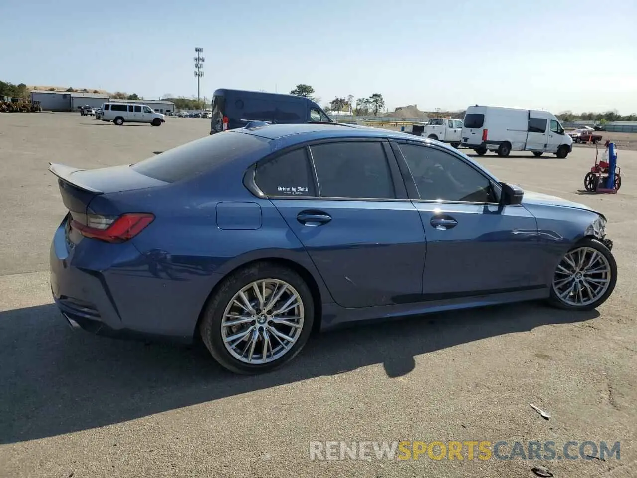 3 fotografías del automóvil dañado 3MW89FF04P8D09387 BMW 3 SERIES 2023