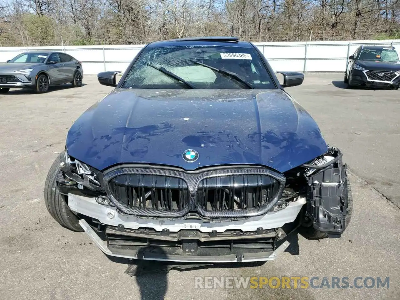 5 fotografías del automóvil dañado 3MW89FF04P8D09387 BMW 3 SERIES 2023