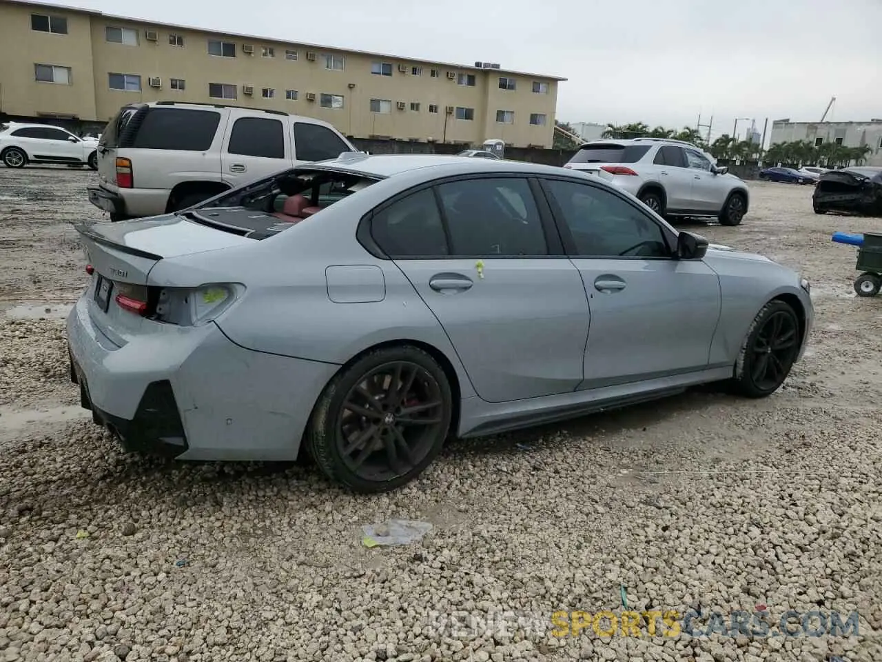 3 fotografías del automóvil dañado 3MW89FF04P8D31311 BMW 3 SERIES 2023