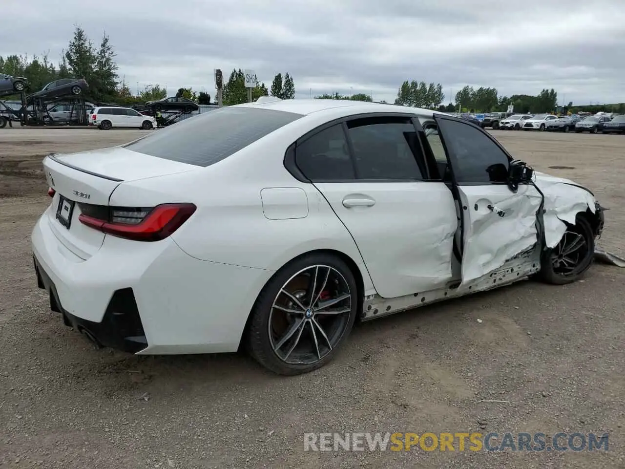 3 fotografías del automóvil dañado 3MW89FF08P8D50475 BMW 3 SERIES 2023