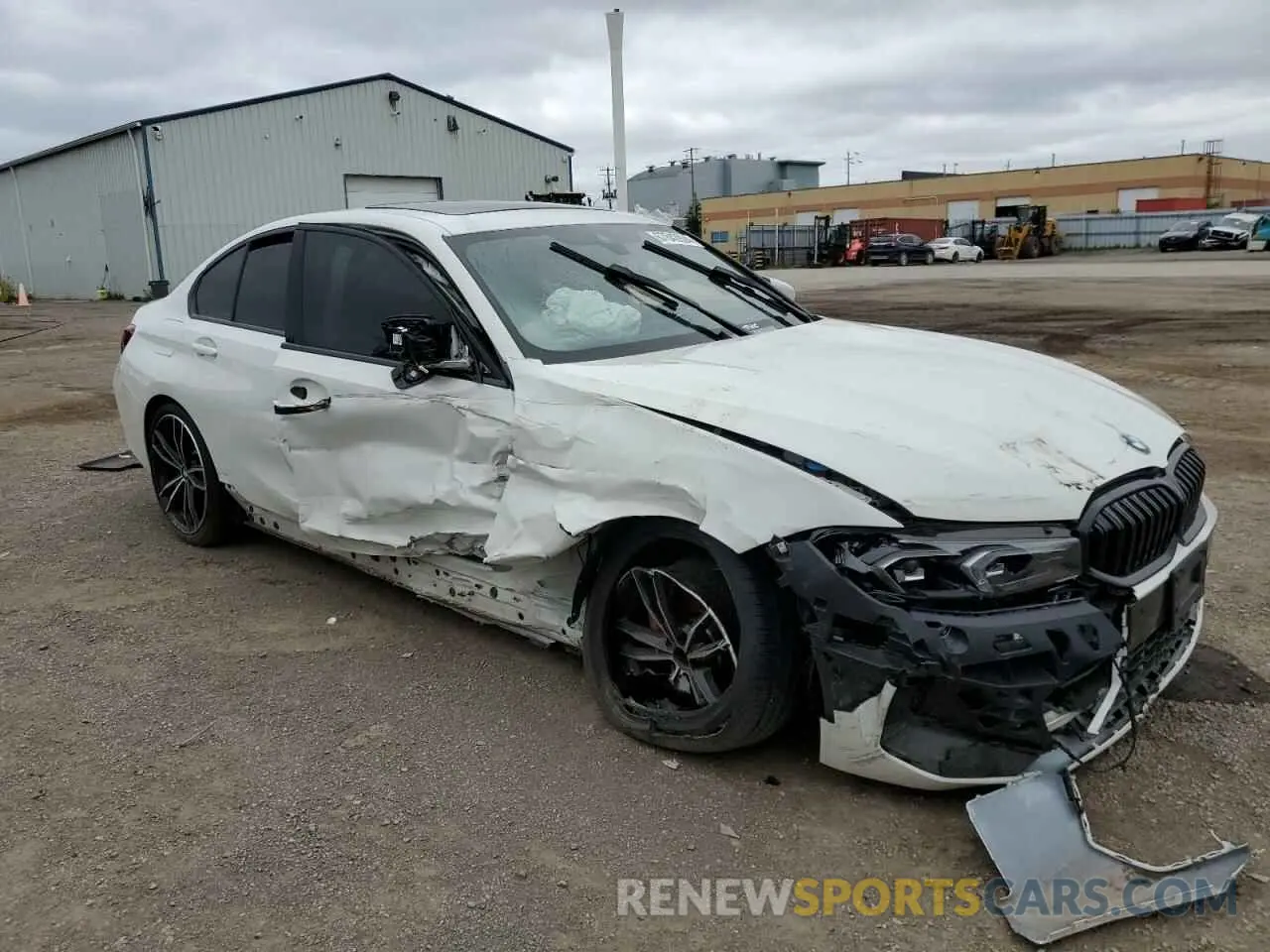 4 fotografías del automóvil dañado 3MW89FF08P8D50475 BMW 3 SERIES 2023