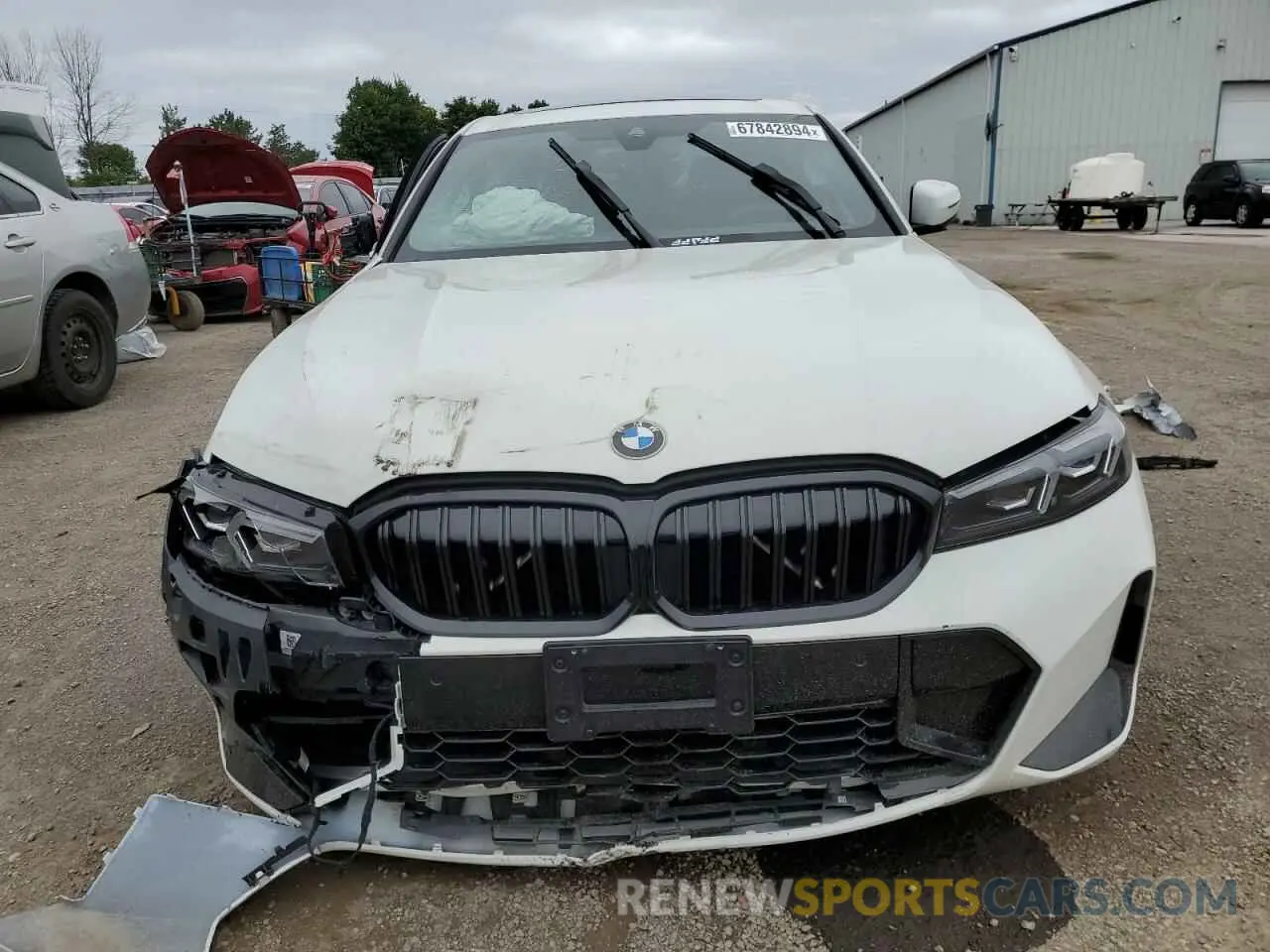 5 fotografías del automóvil dañado 3MW89FF08P8D50475 BMW 3 SERIES 2023