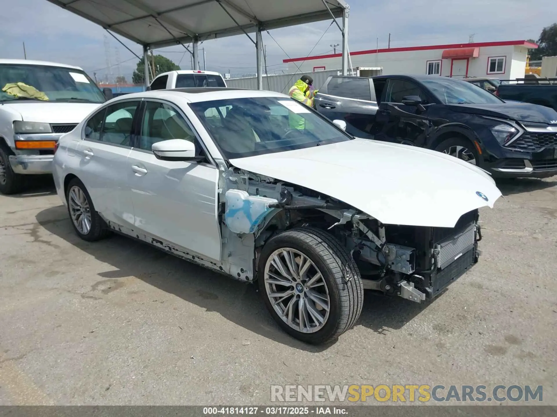 1 fotografías del automóvil dañado 3MW39FF00R8D79501 BMW 3 SERIES 2024